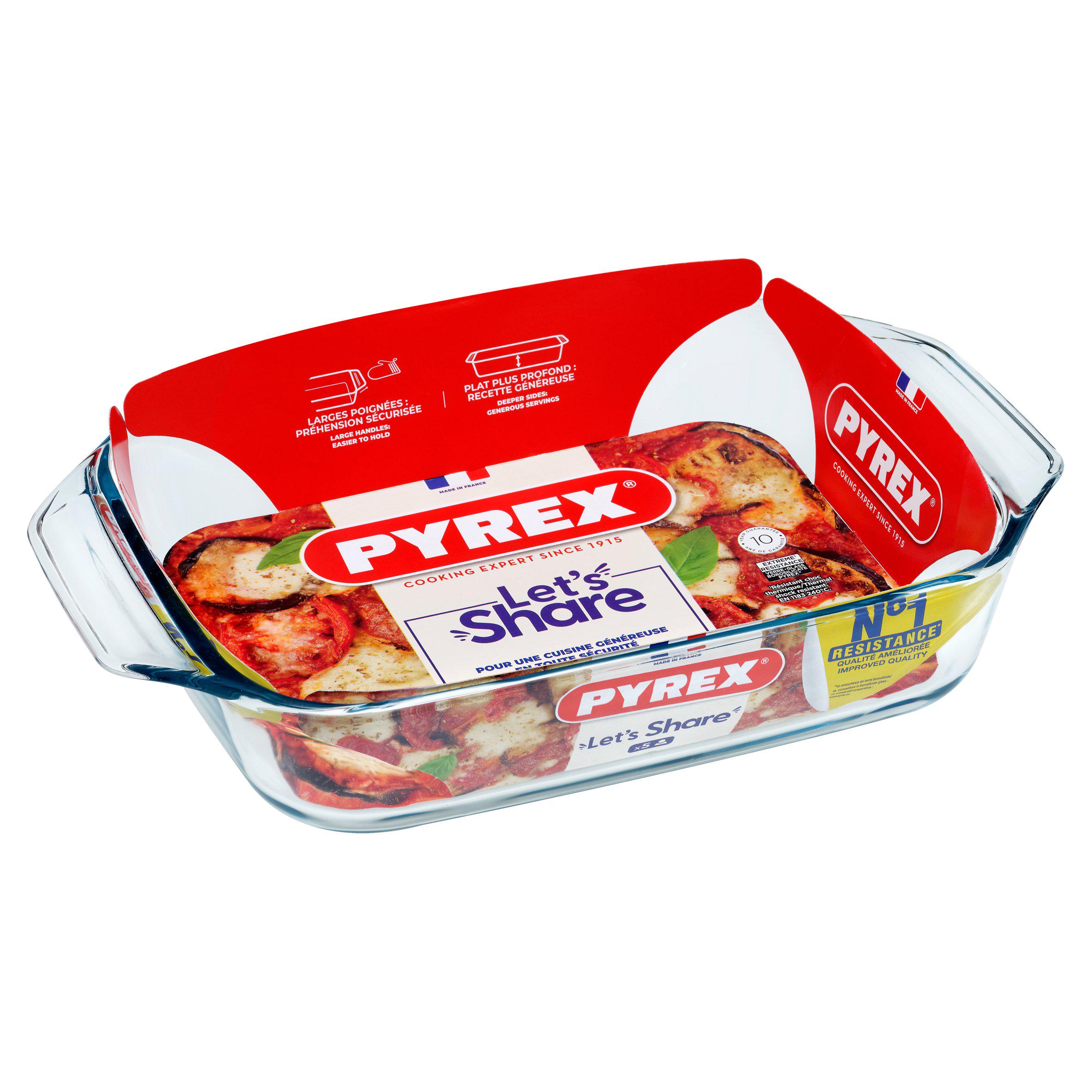 Pyrex Irresistible Glass Rectangular Roaster