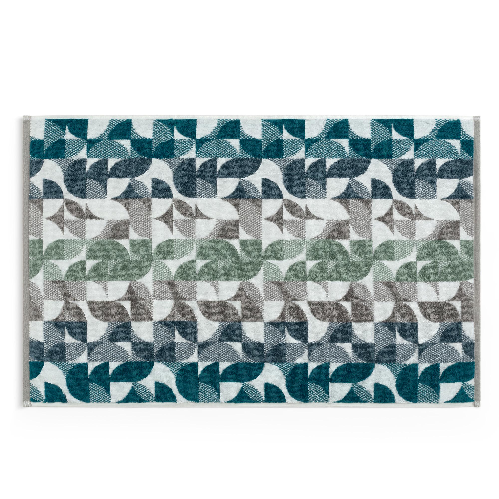 Habitat Blue Geo Bath Mat