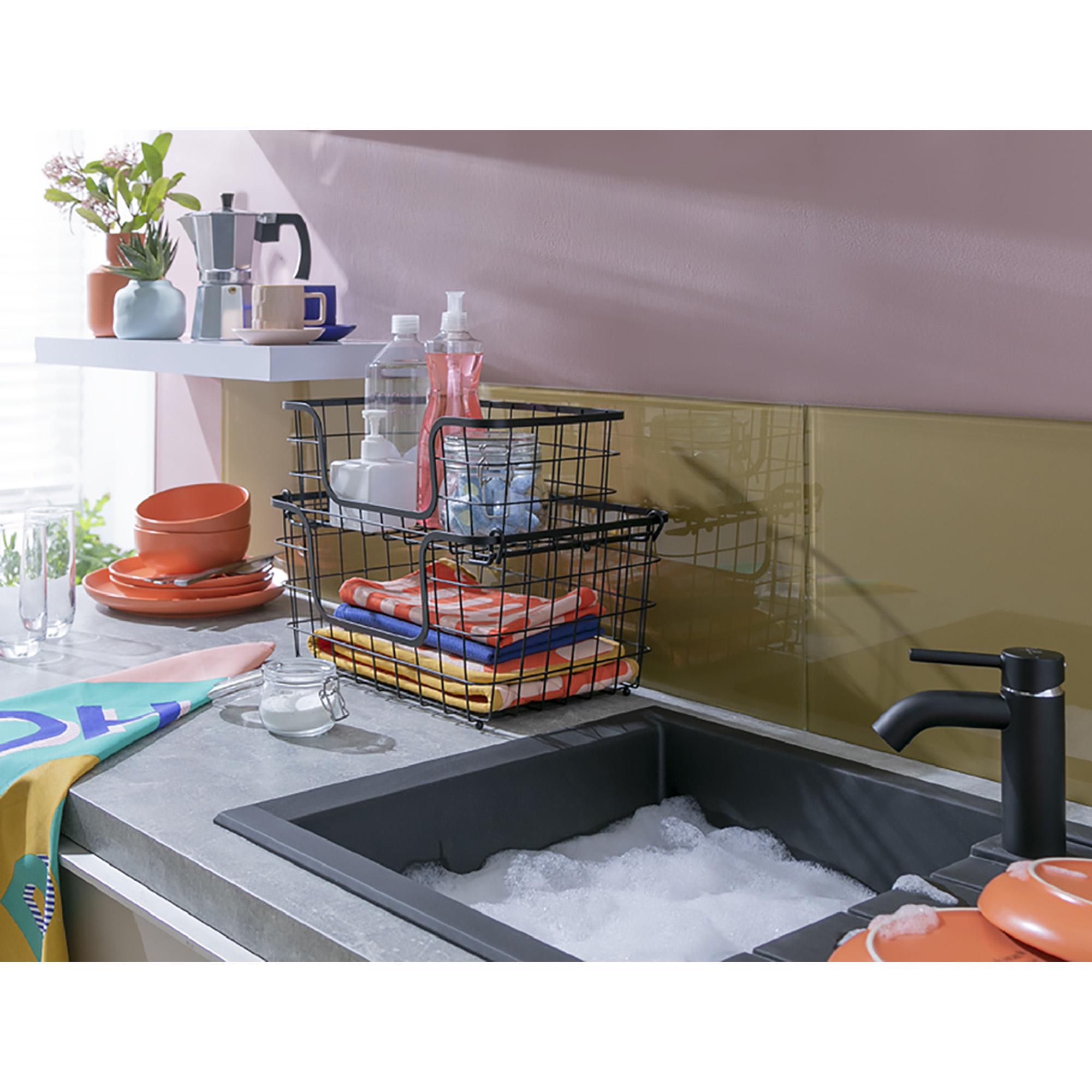 Habitat Pack of 2 Storage Baskets with Label Slot thumbnail 3