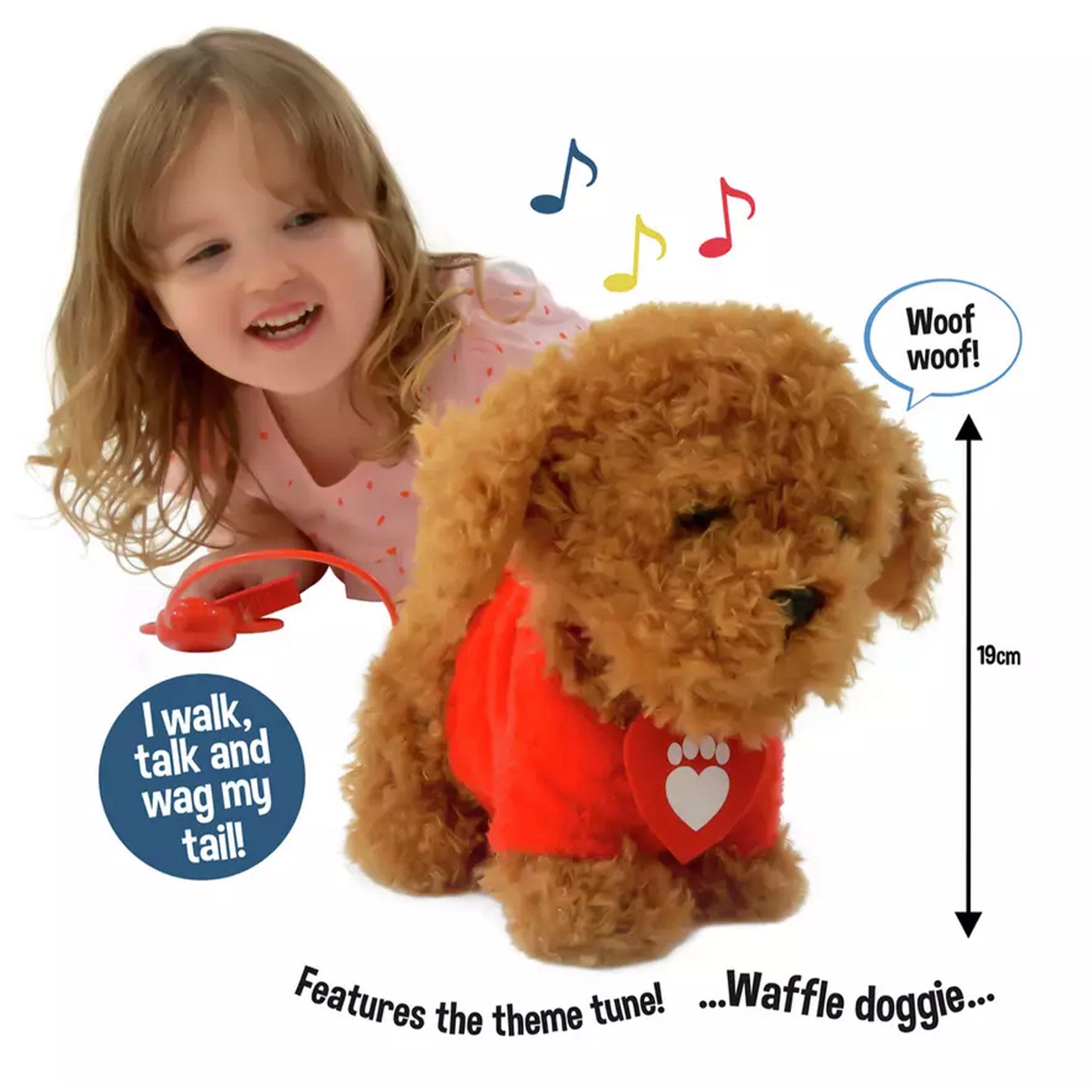 Walkies With Waffle The Wonder Dog Soft Toy thumbnail 2