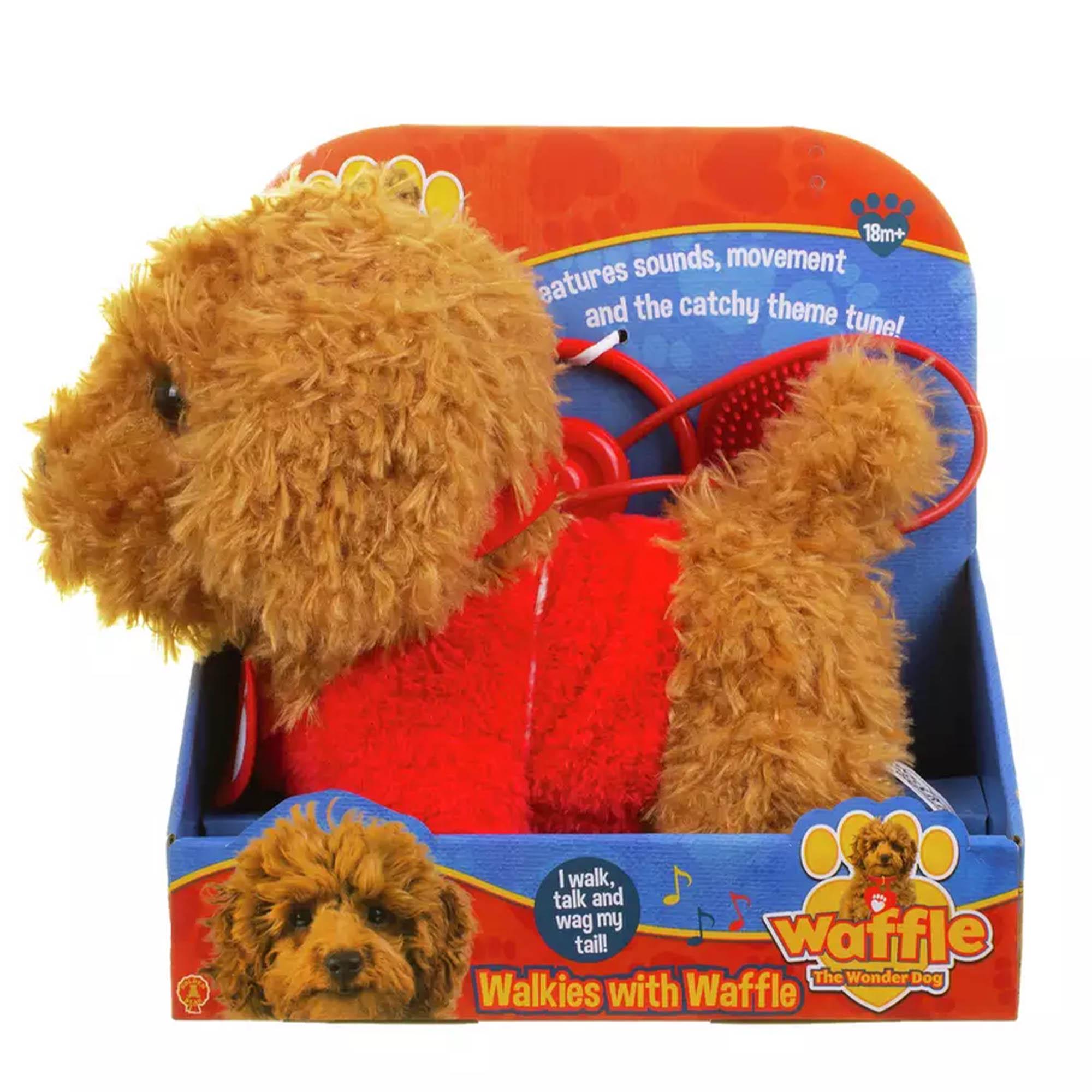 Walkies With Waffle The Wonder Dog Soft Toy thumbnail 4