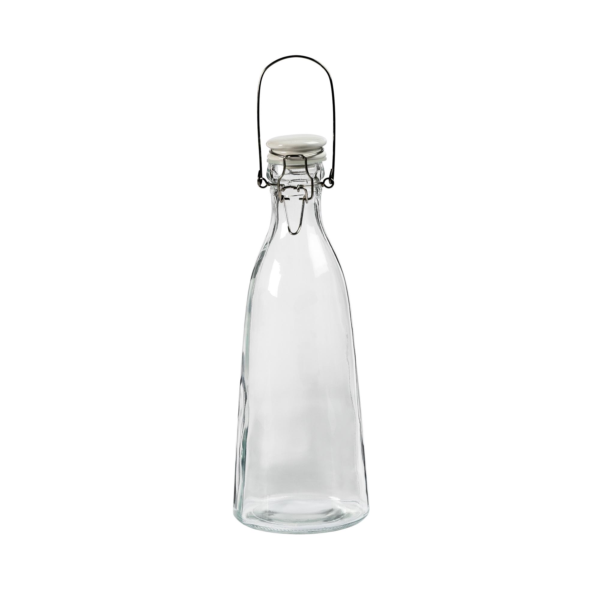 Home Klip Top Glass Bottle 1L