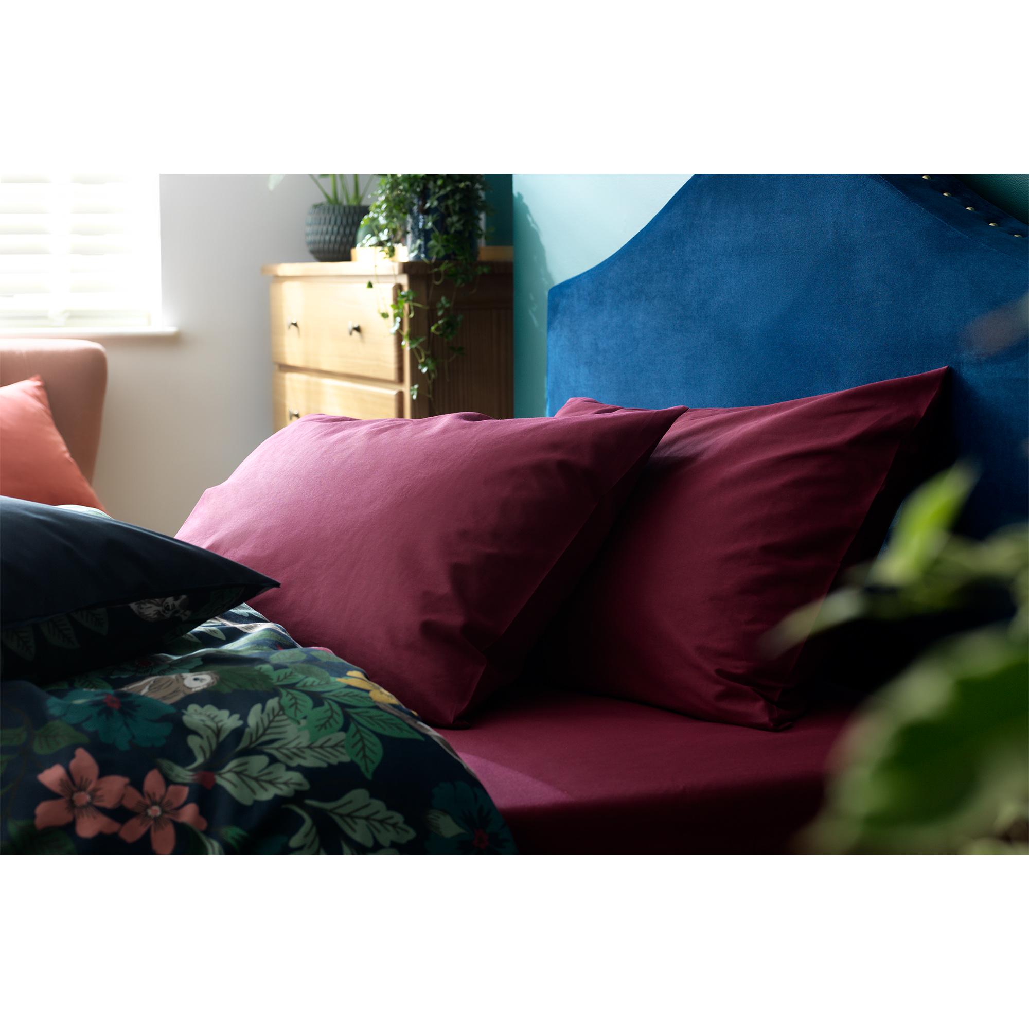 Habitat Cotton Rich Berry Pillow Case thumbnail 3