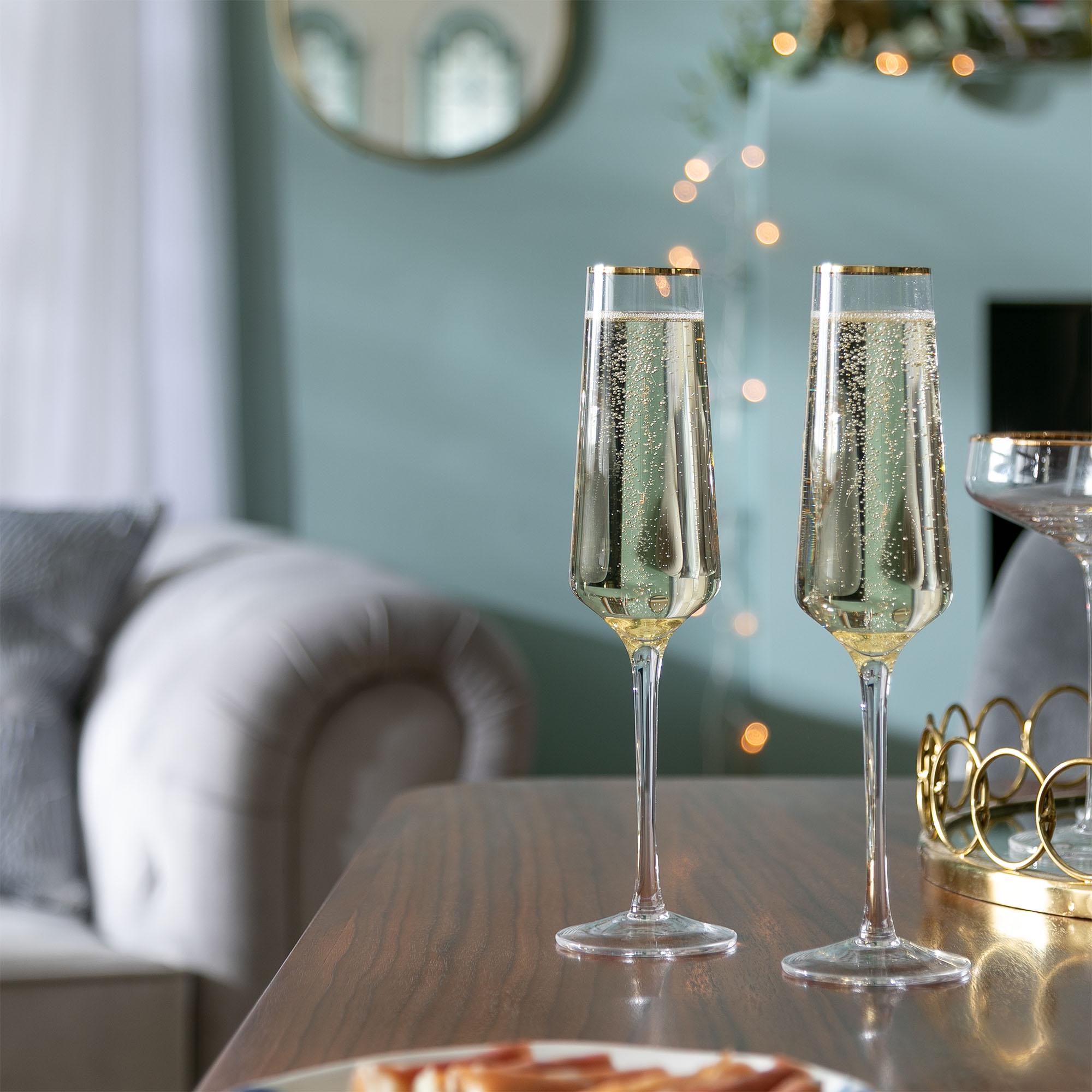 Habitat Gold Rim Prosecco Flute thumbnail 5