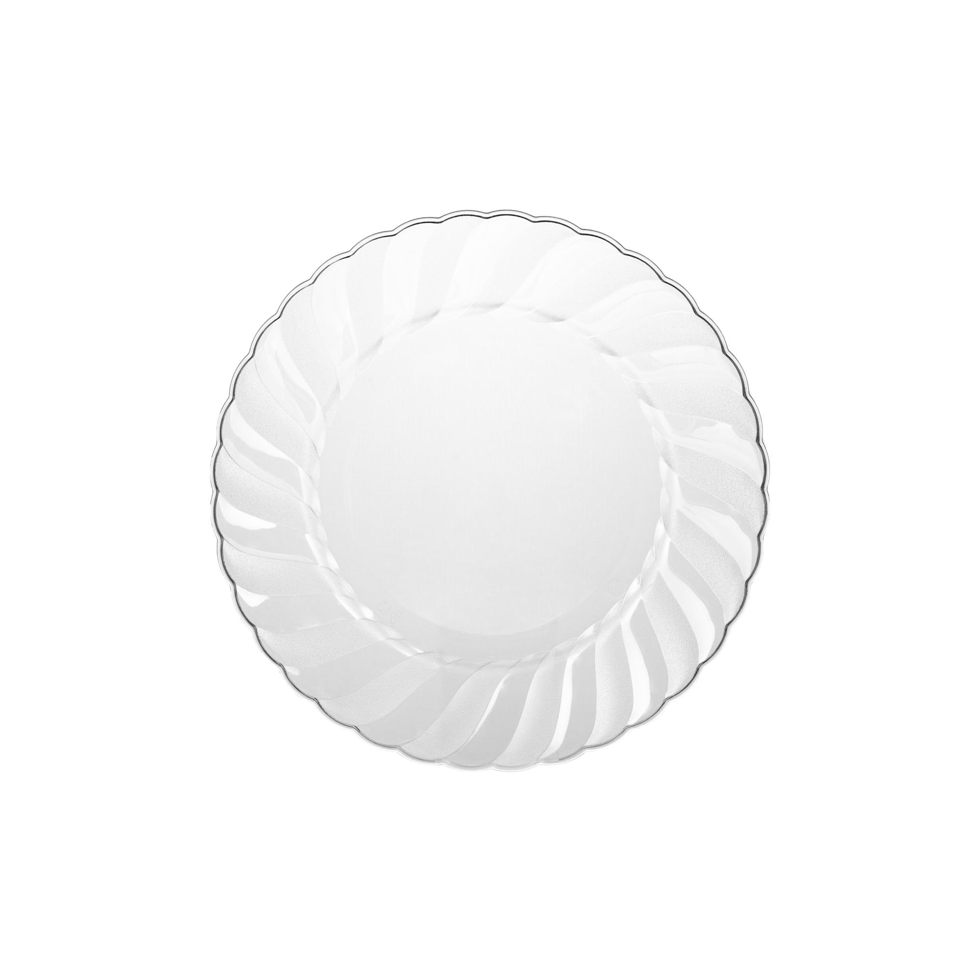 Sainsbury's Home Pack of 8 Reusable Clear Plastic Plates