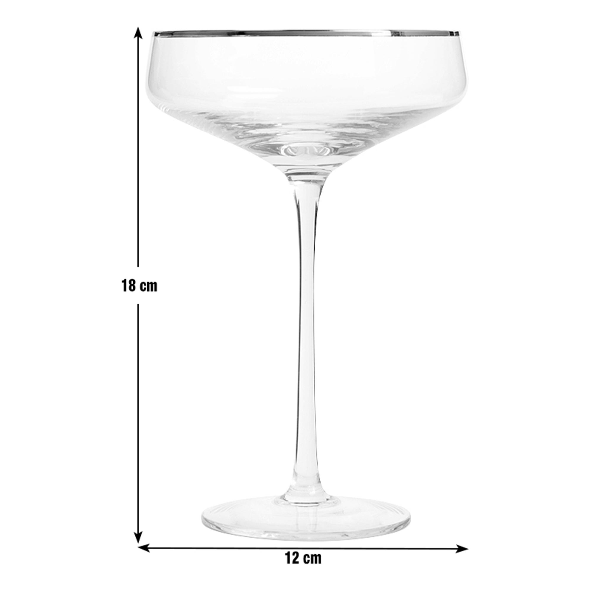 Habitat Gold Rim Champagne Coupe thumbnail 2