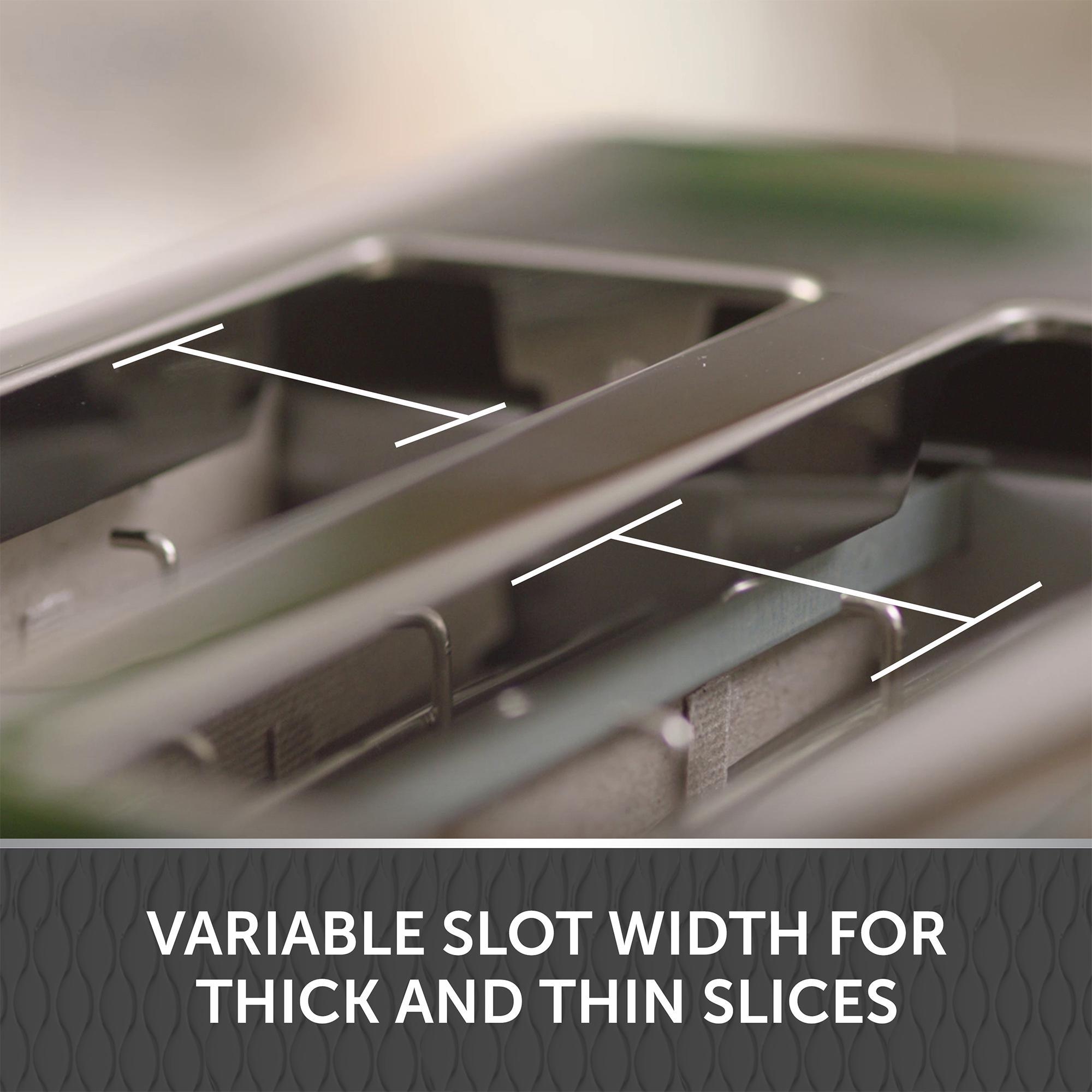 Breville VTT786 Curve 4 Slice Toaster - Black and Chrome thumbnail 3