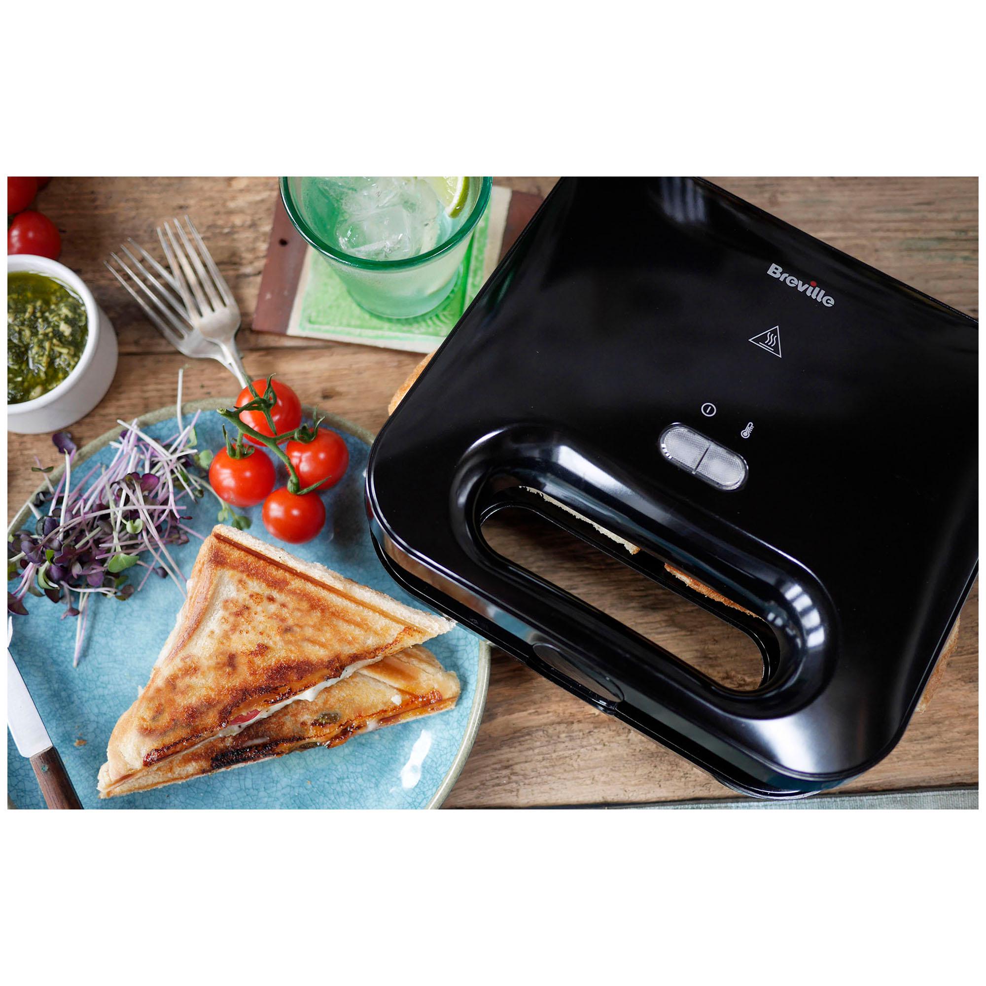 Breville VST057 2 Portion Sandwich Toaster - Black thumbnail 3
