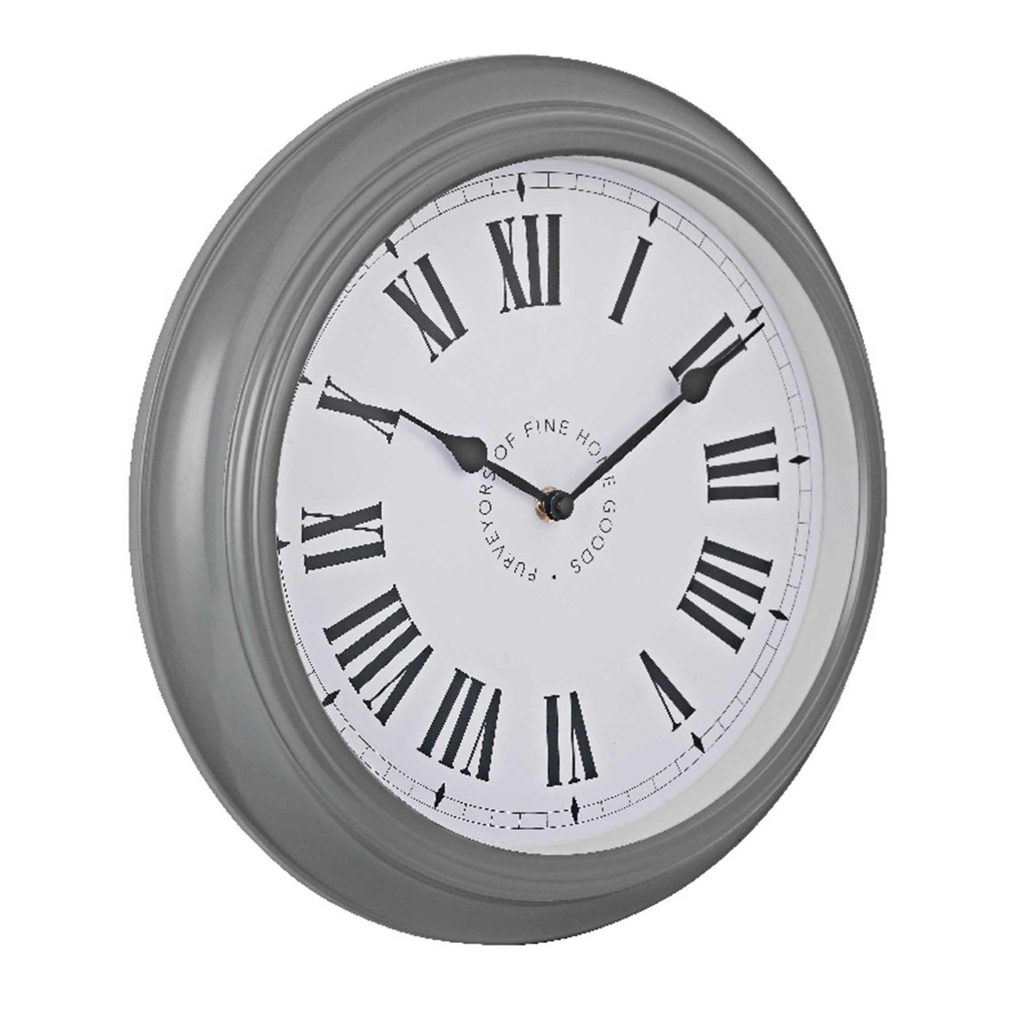 Habitat Stationary Wall Clock - Grey thumbnail 3