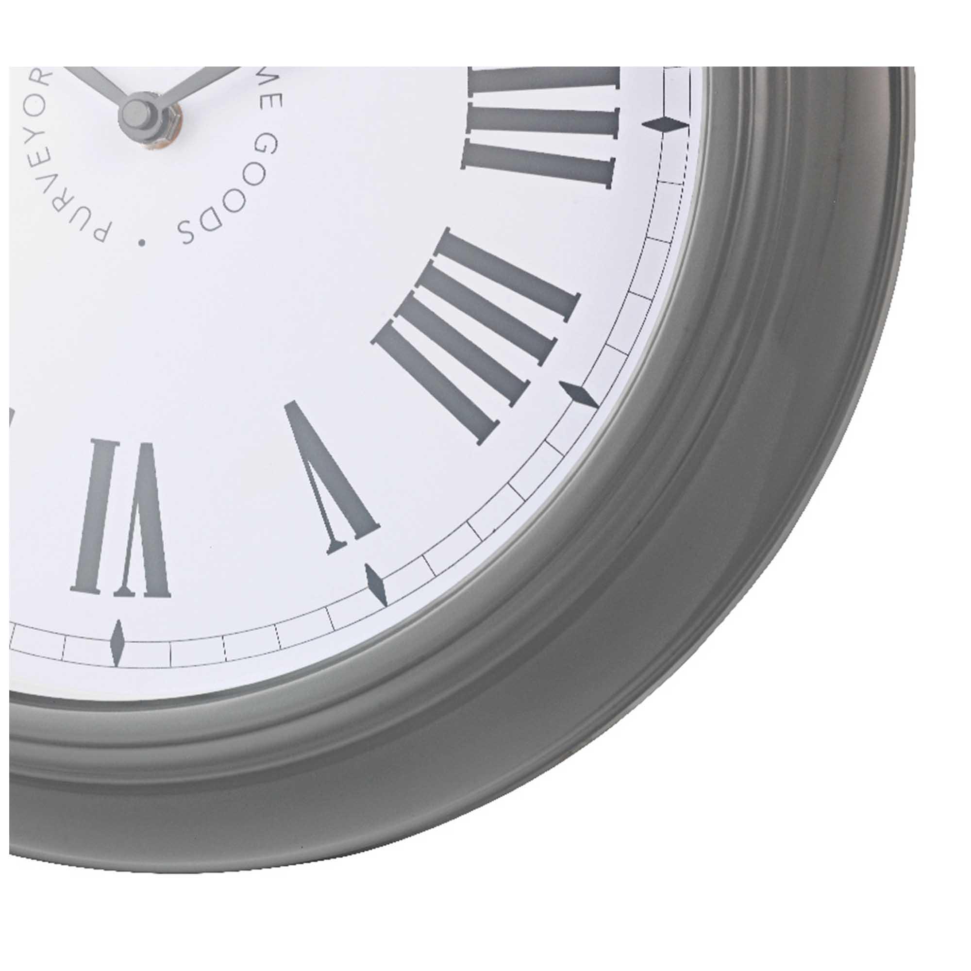 Habitat Stationary Wall Clock - Grey thumbnail 4