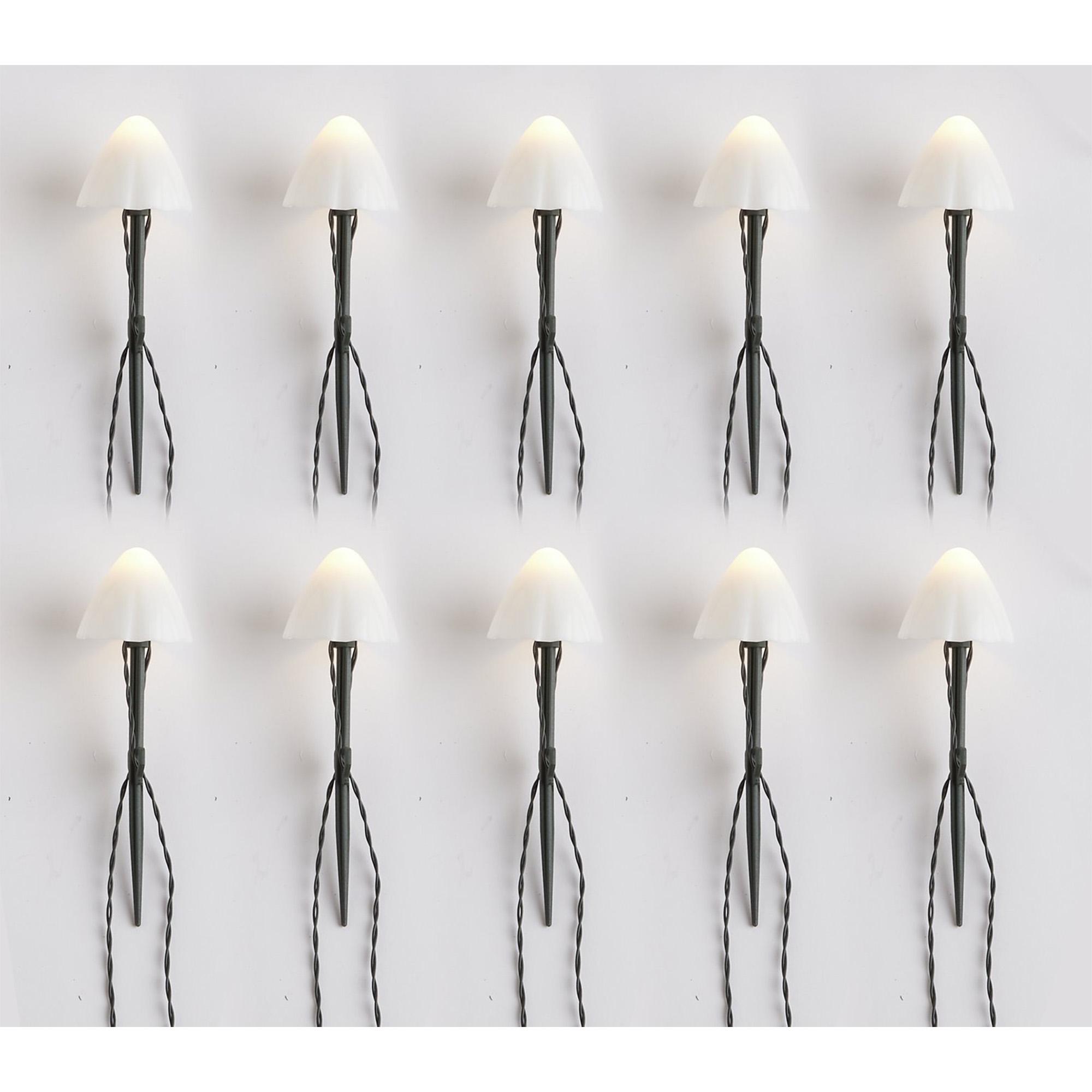 Sainsbury's Home Mini Mushroom Solar Stake Lights thumbnail 2