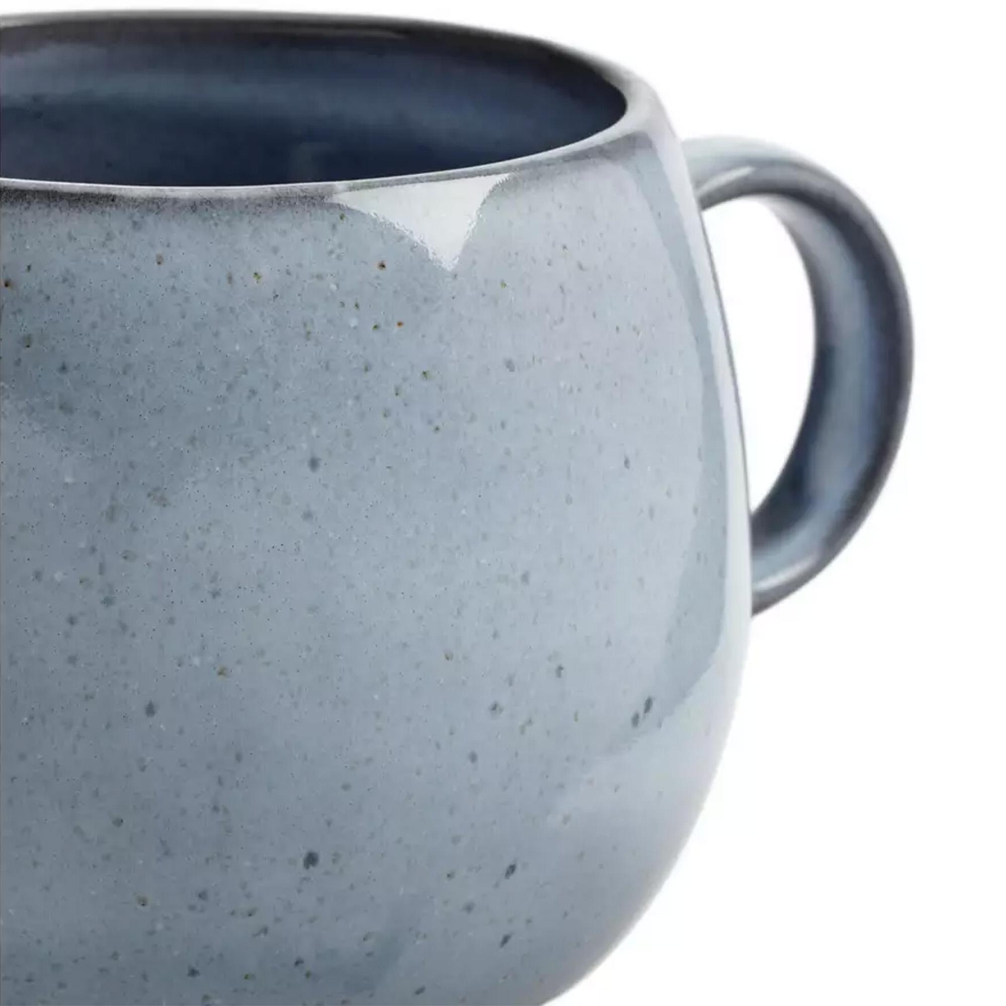 Habitat Evora Stoneware Mug - Blue thumbnail 2