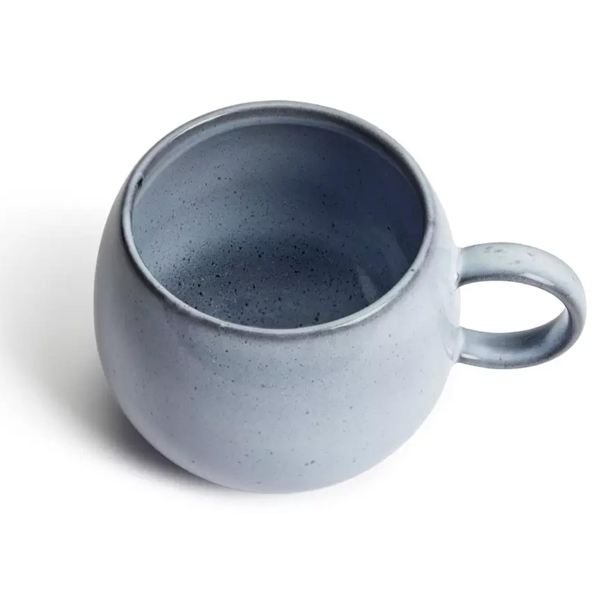 Habitat Evora Stoneware Mug - Blue thumbnail 3