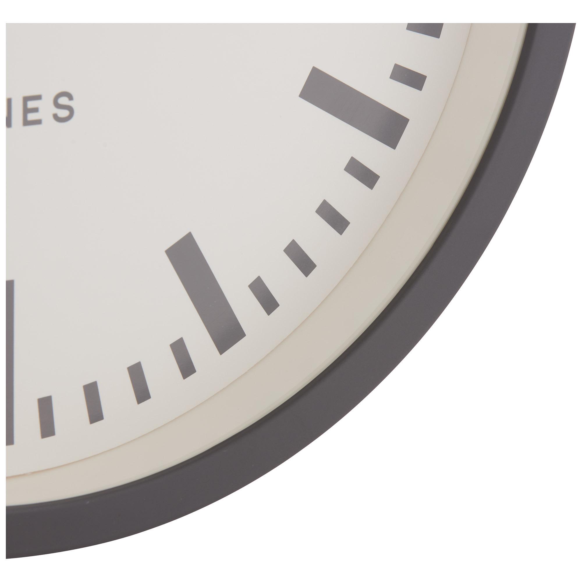 Jones Electric Wall Clock - Grey thumbnail 4