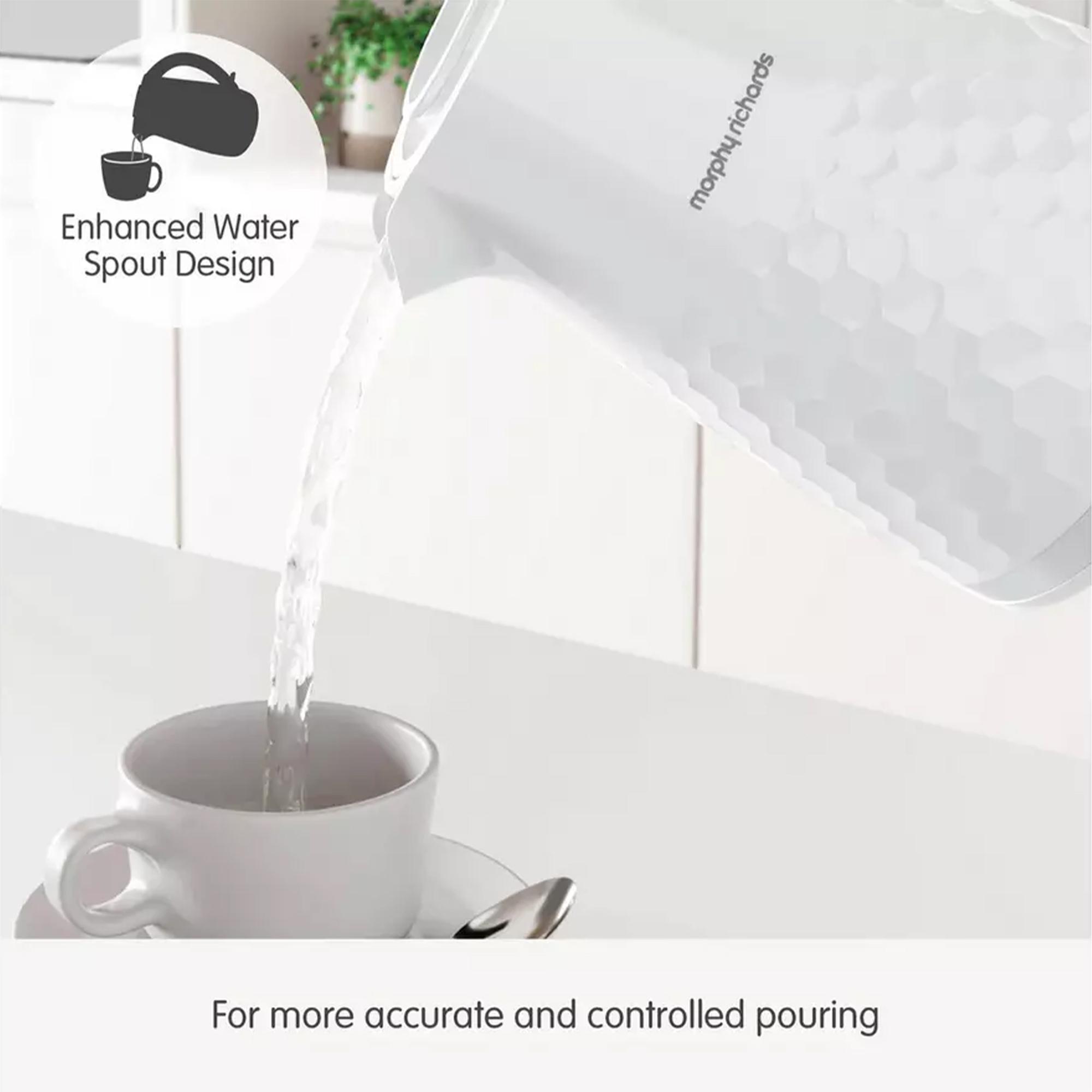Morphy Richards 108274 Hive Kettle - White thumbnail 4