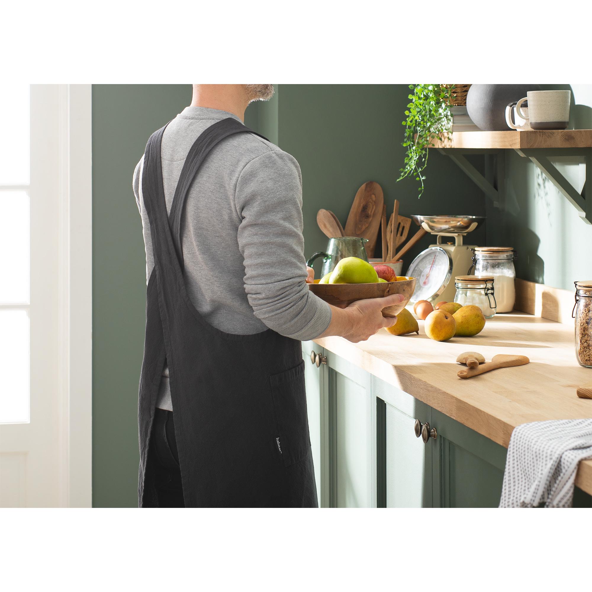 Habitat Charcoal Cross Back Apron thumbnail 5