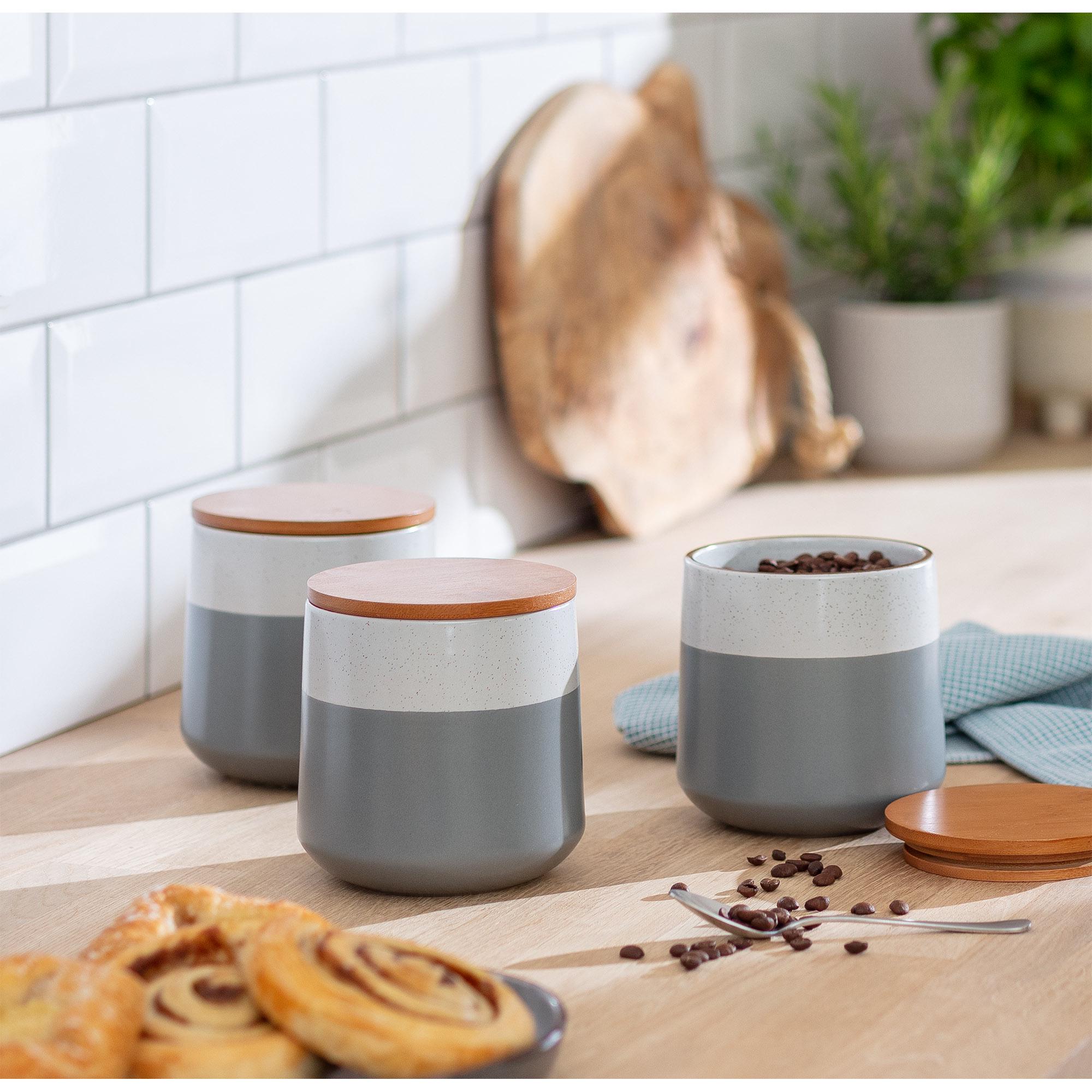 Habitat Grey Speckle Storage Canister thumbnail 3