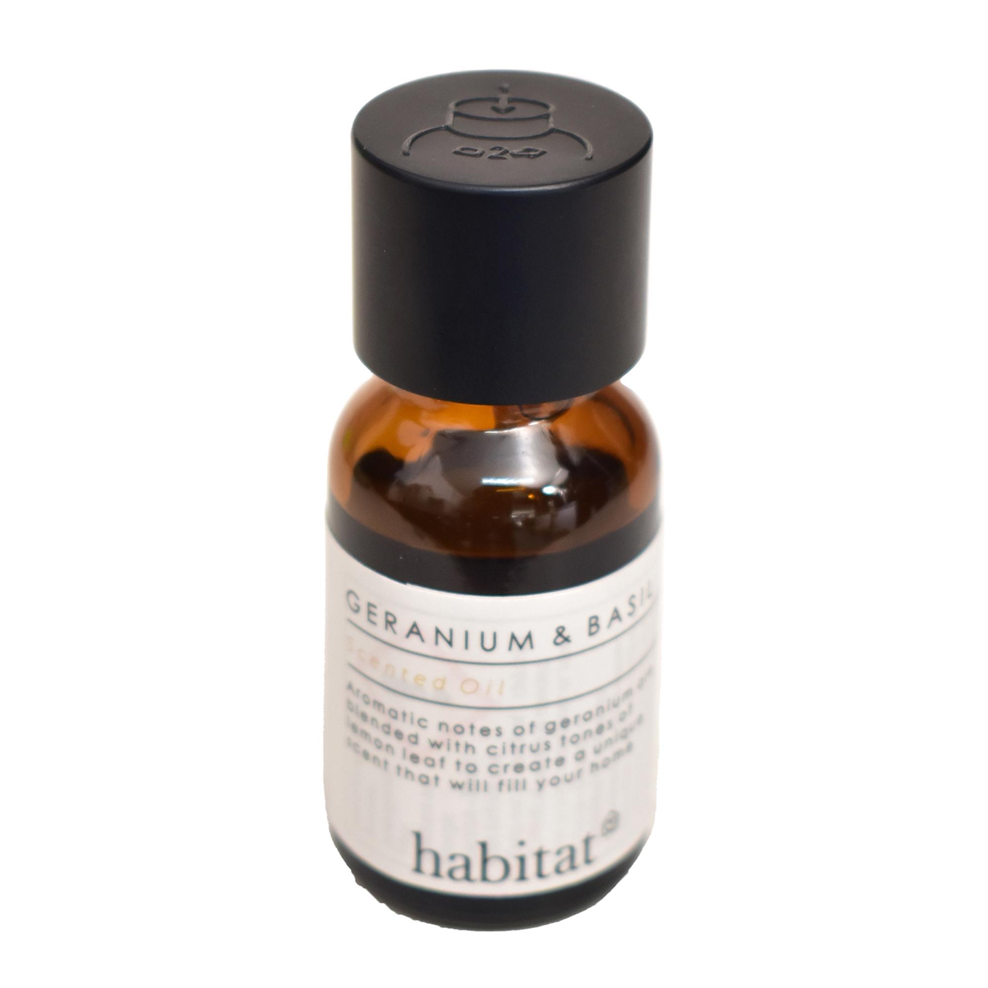 Habitat 15ml Scented Oil - Geranium & Basil thumbnail 3