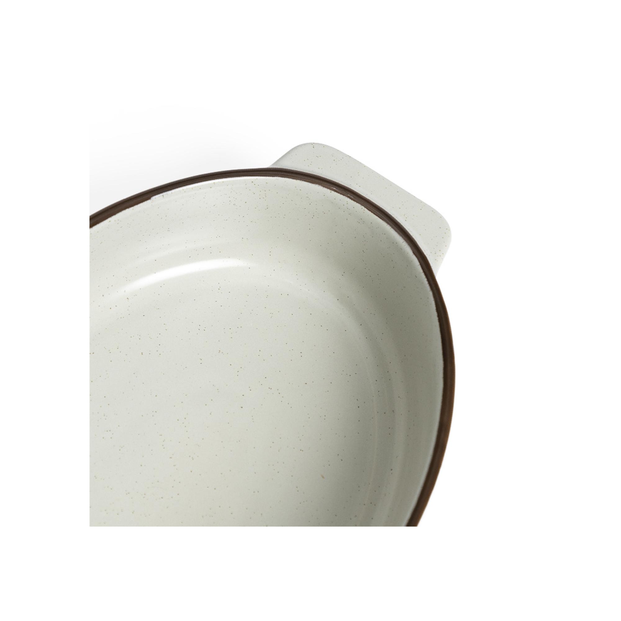 Habitat 29cm Speckle Medium Ceramic Oval Roaster- Grey thumbnail 3