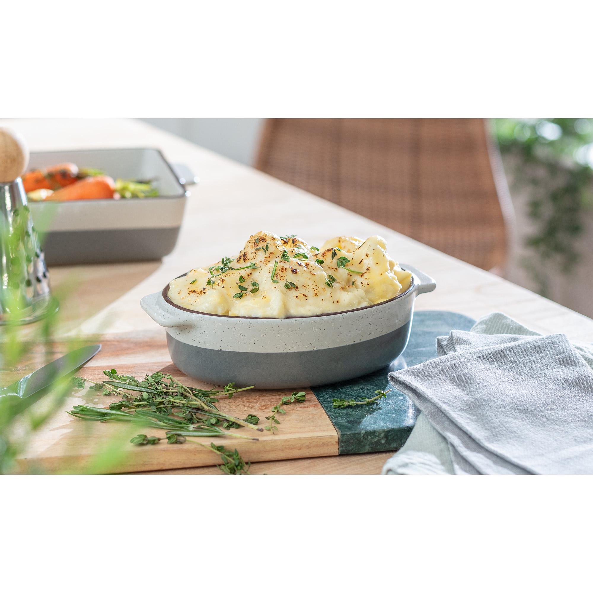 Habitat Speckle Small Ceramic Roaster - Grey thumbnail 2