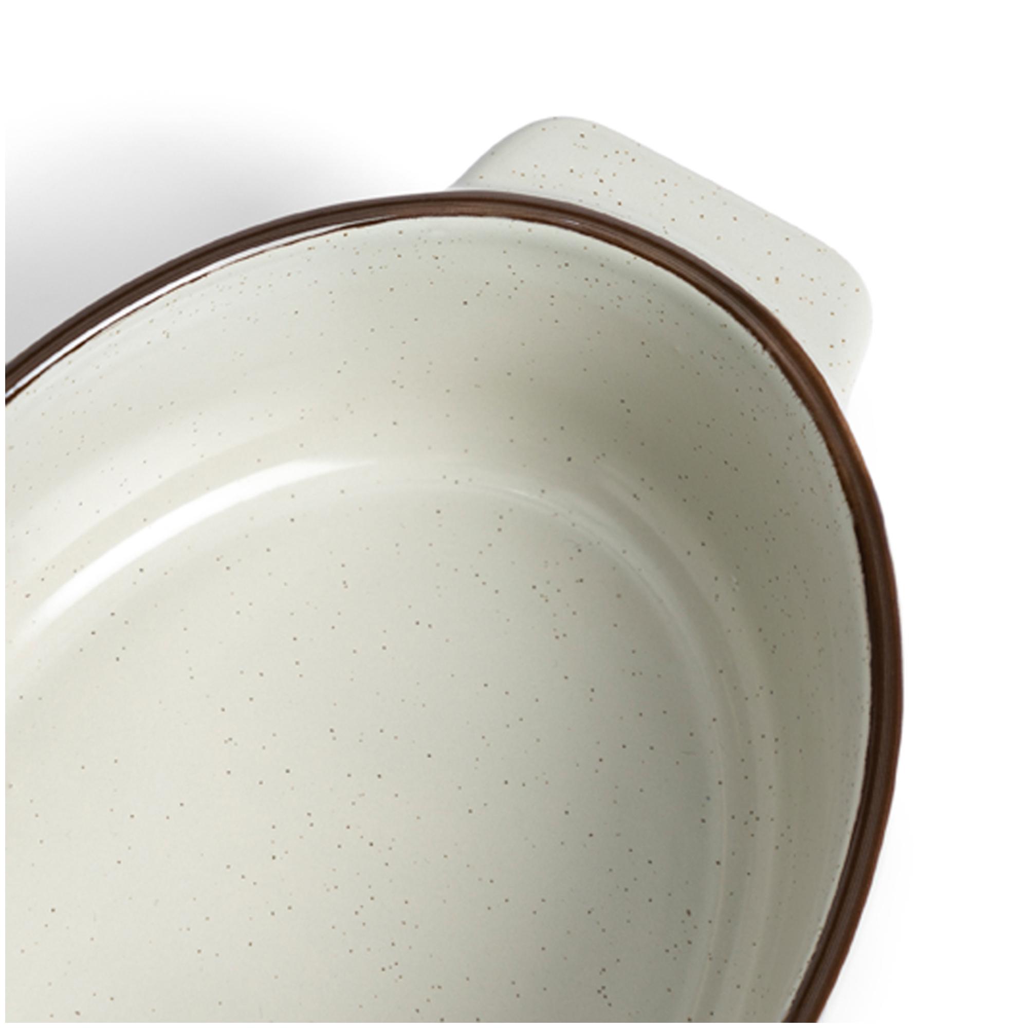 Habitat Speckle Small Ceramic Roaster - Grey thumbnail 3