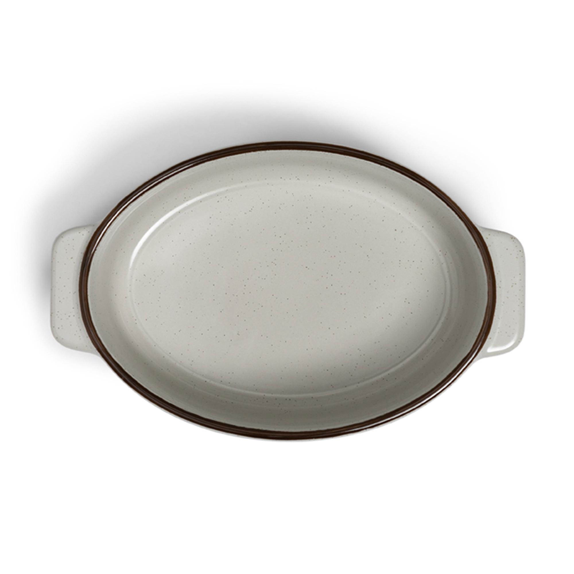 Habitat Speckle Small Ceramic Roaster - Grey thumbnail 5