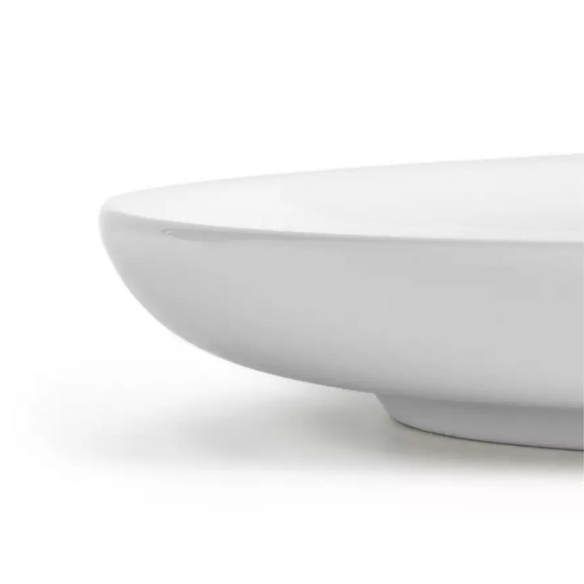Habitat Riko Oval Porcelain Serving Platter - White thumbnail 3