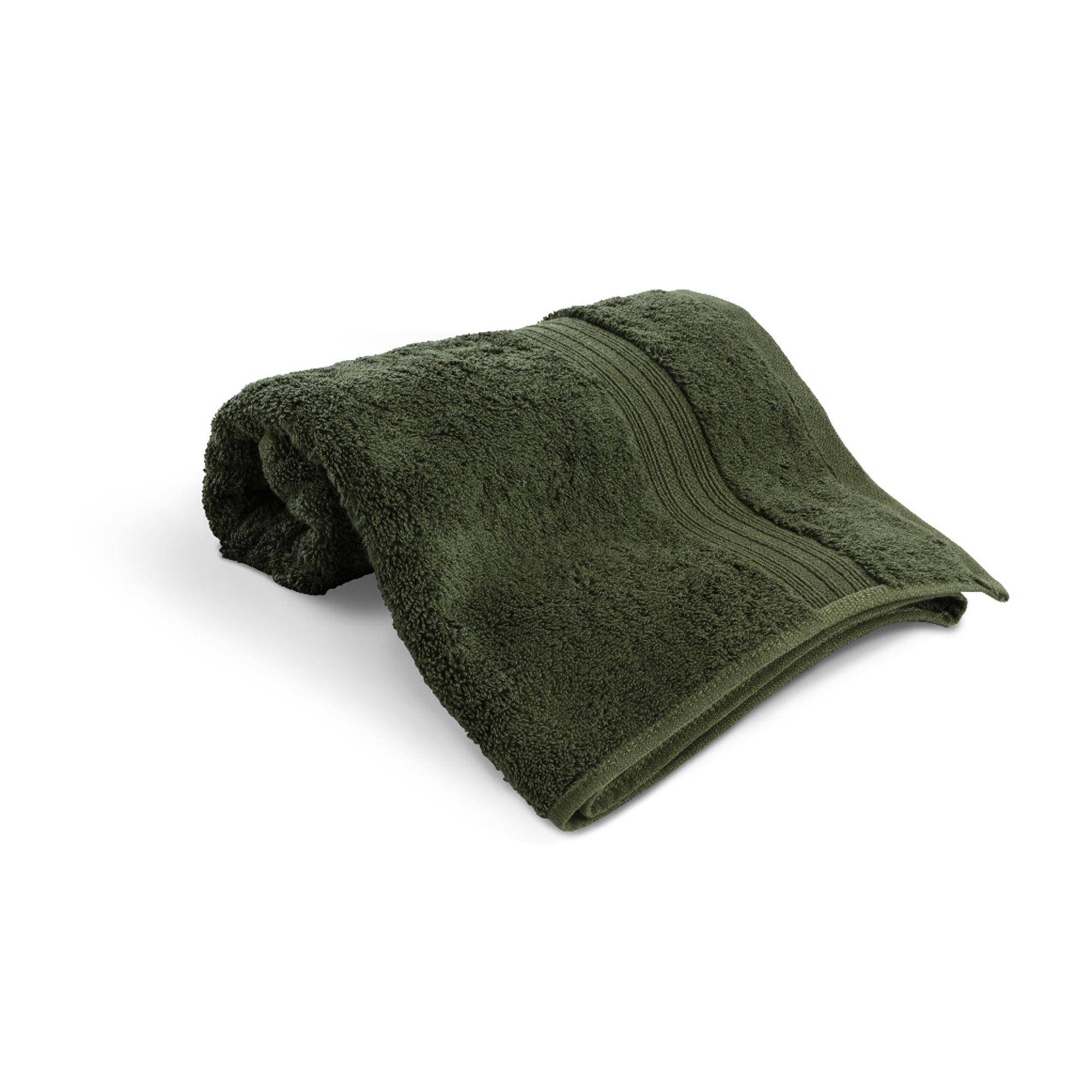 Habitat Egyptian Hand Towel - Forest Green