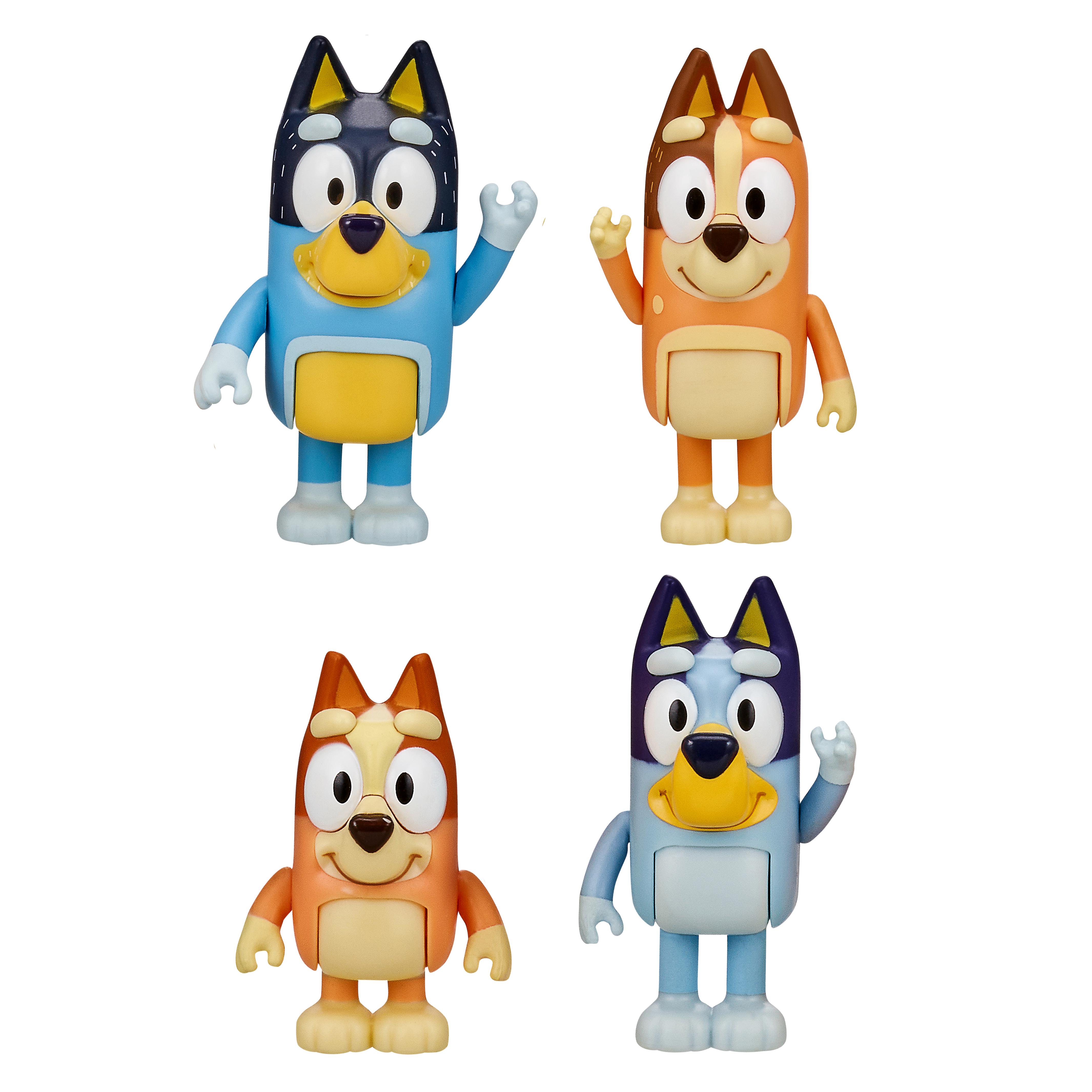 Bluey Pack of 4 Figure Assortment