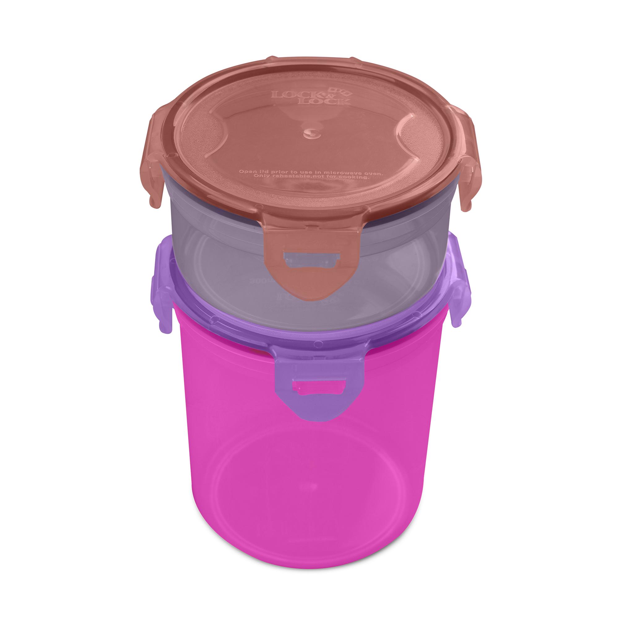 LocknLock Eco 2 Piece Round Set 700ml & 300ml thumbnail 4