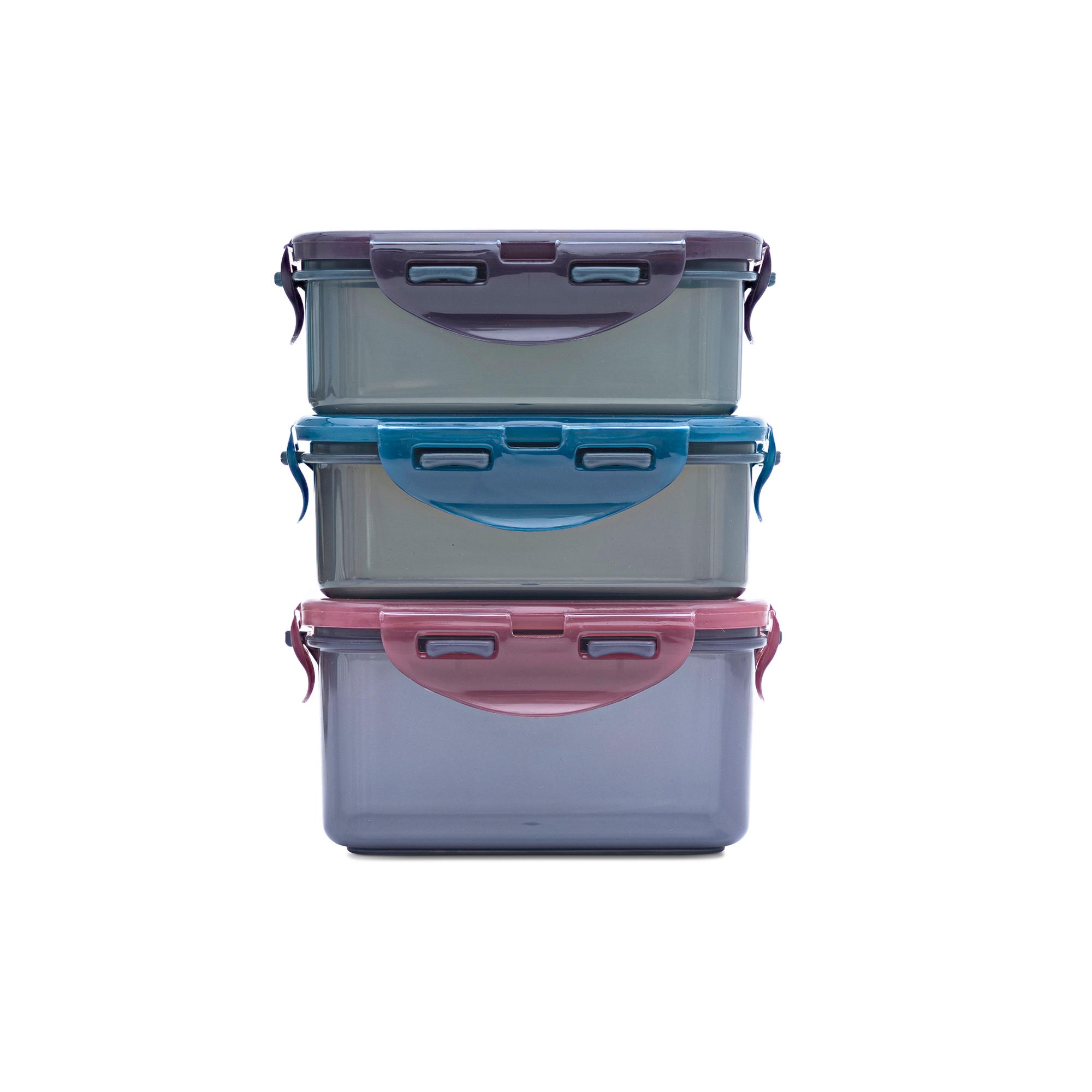 Lock & Lock Eco Rectangular Set 2x350ml & 470ml 3pc thumbnail 2