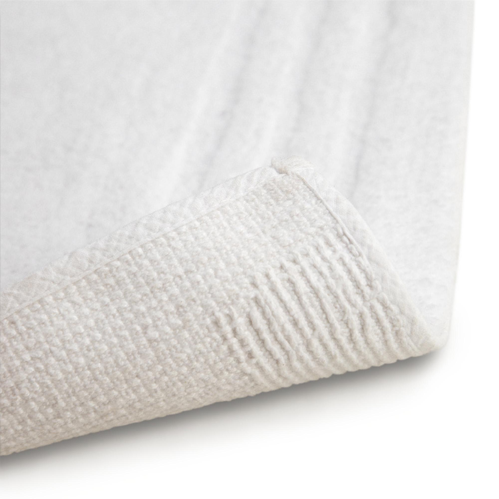 Habitat Cotton Deep Pile Tufted Bath Mat - White thumbnail 5