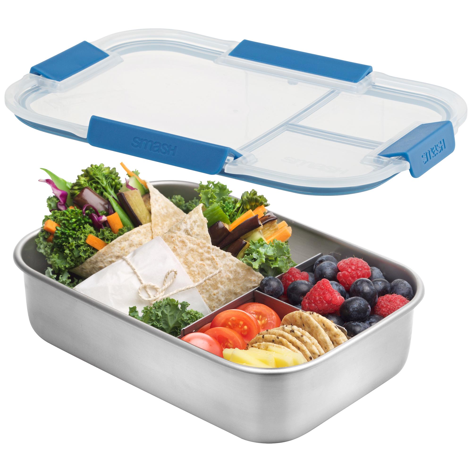 Smash Stainless Steel Bento Box - Blue thumbnail 2