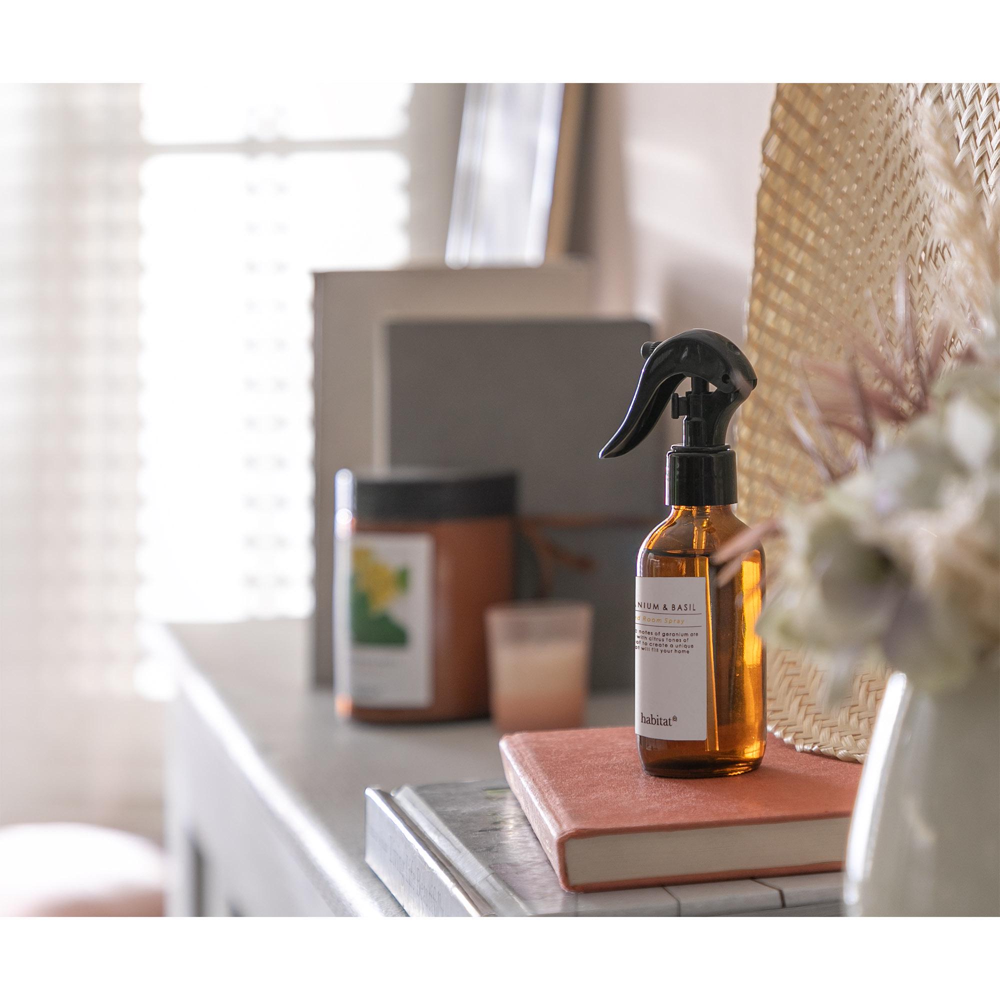 Habitat 100ml Room Spray - Geranium & Basil thumbnail 2