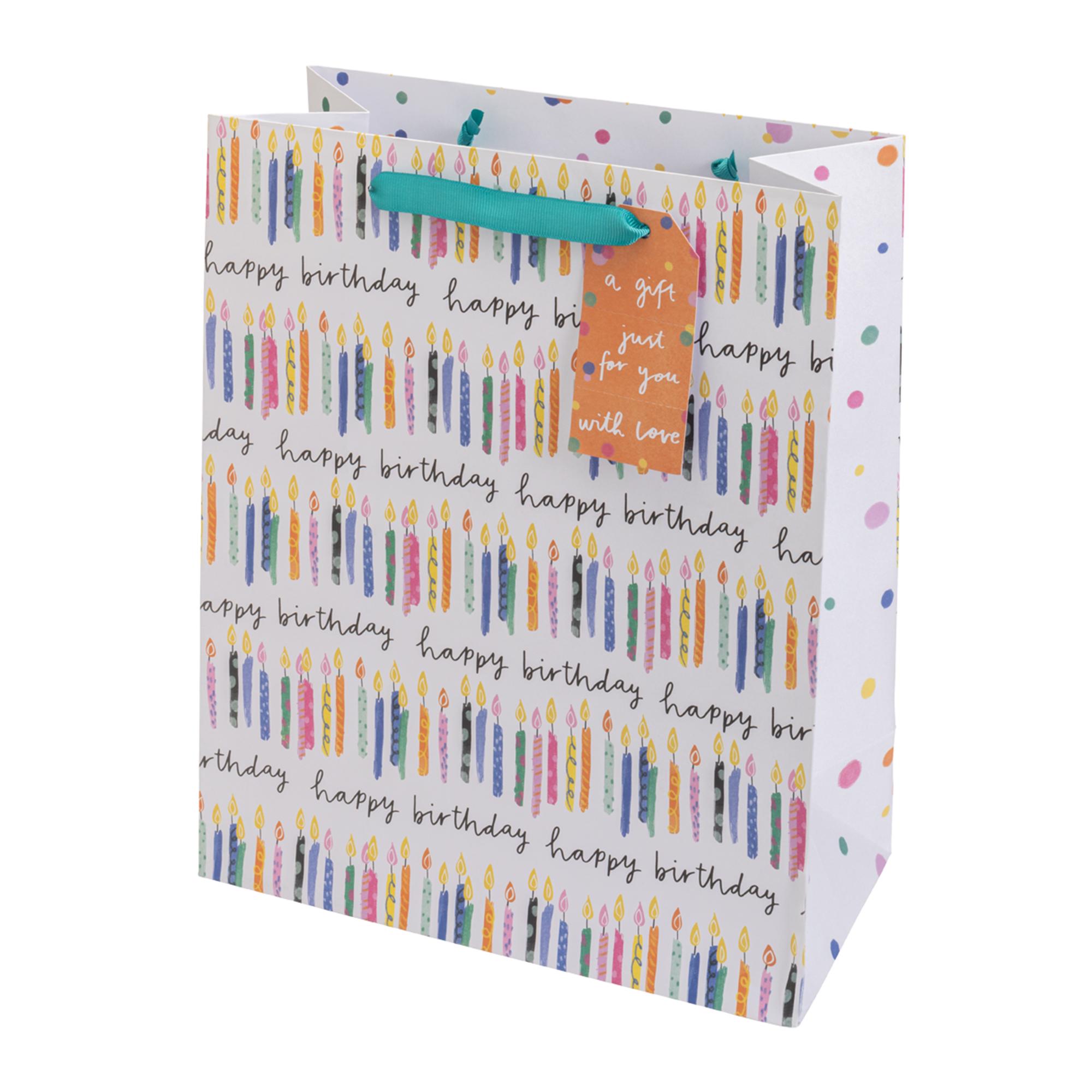 Sainsbury's Home Brights Happy Birthday Large Present Gift Bag Birthday Celebration