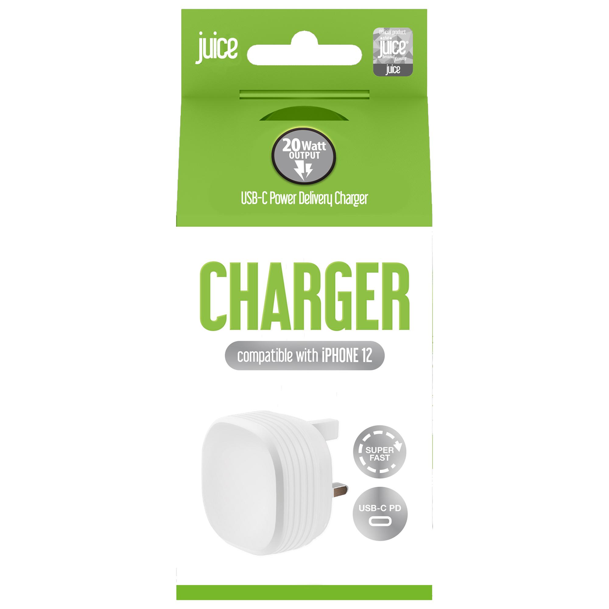 Juice USB C Mains Charger Plug Only 20W thumbnail 4