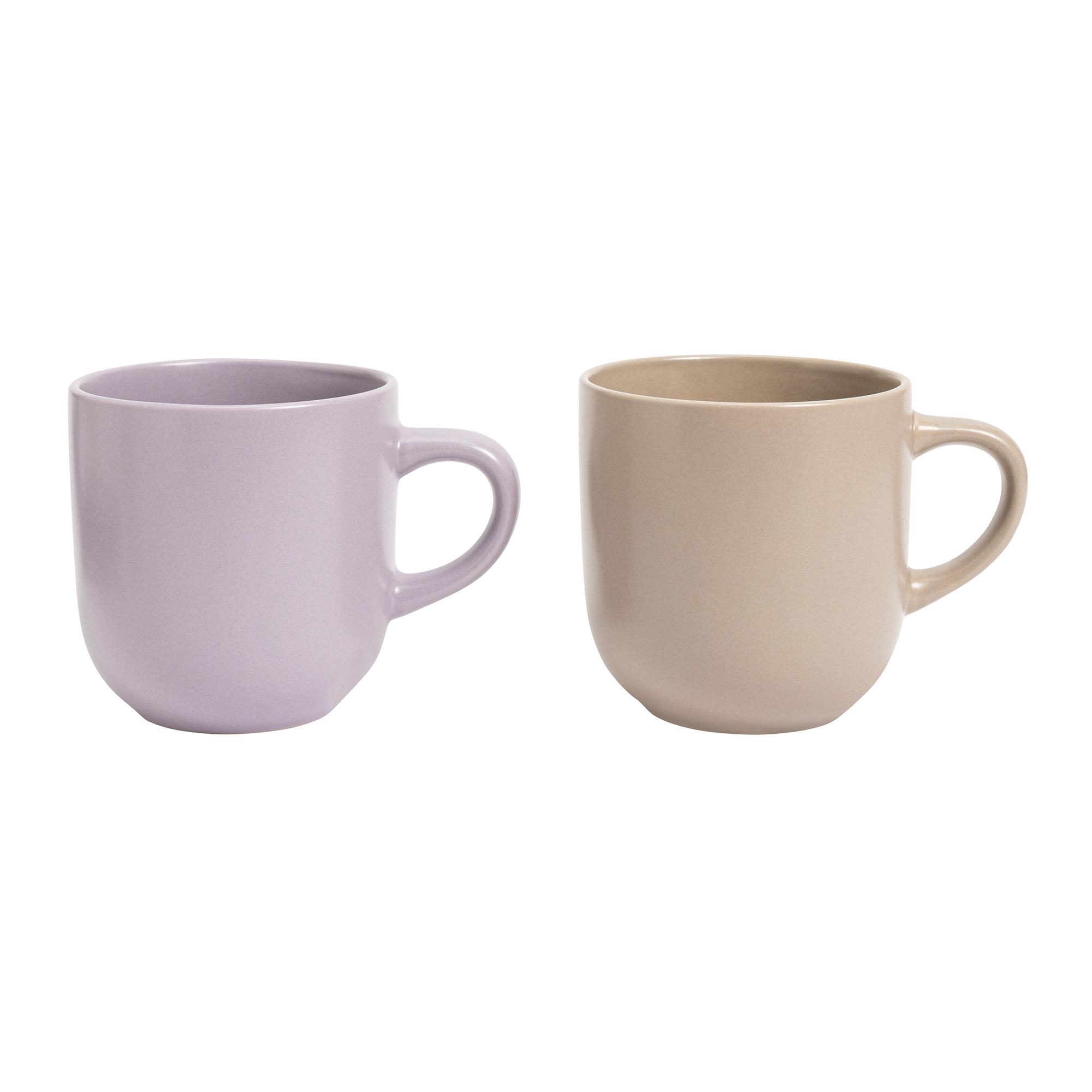 Habitat Matte Mushroom & Lilac Mug Assortment