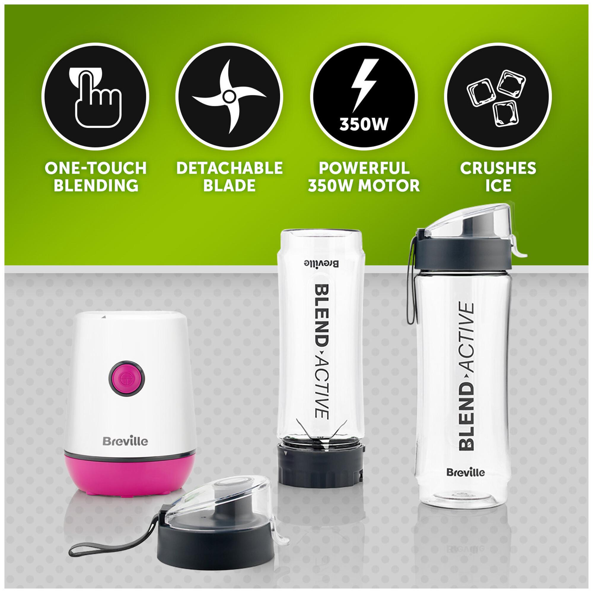 Breville VBL248 Blend Active Personal Blender – Pink thumbnail 4