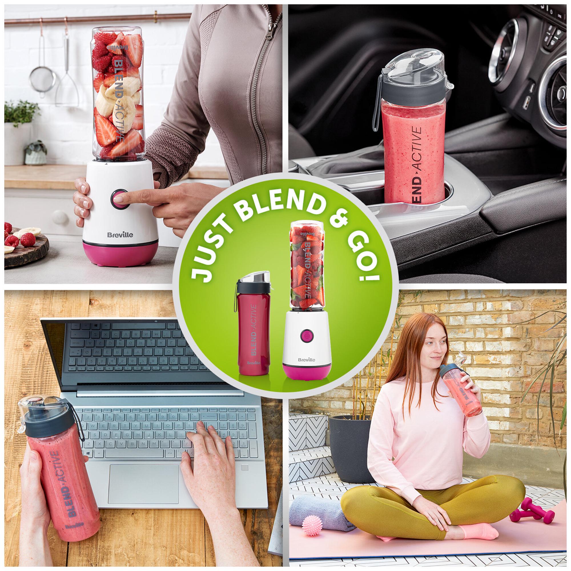 Breville VBL248 Blend Active Personal Blender – Pink thumbnail 5