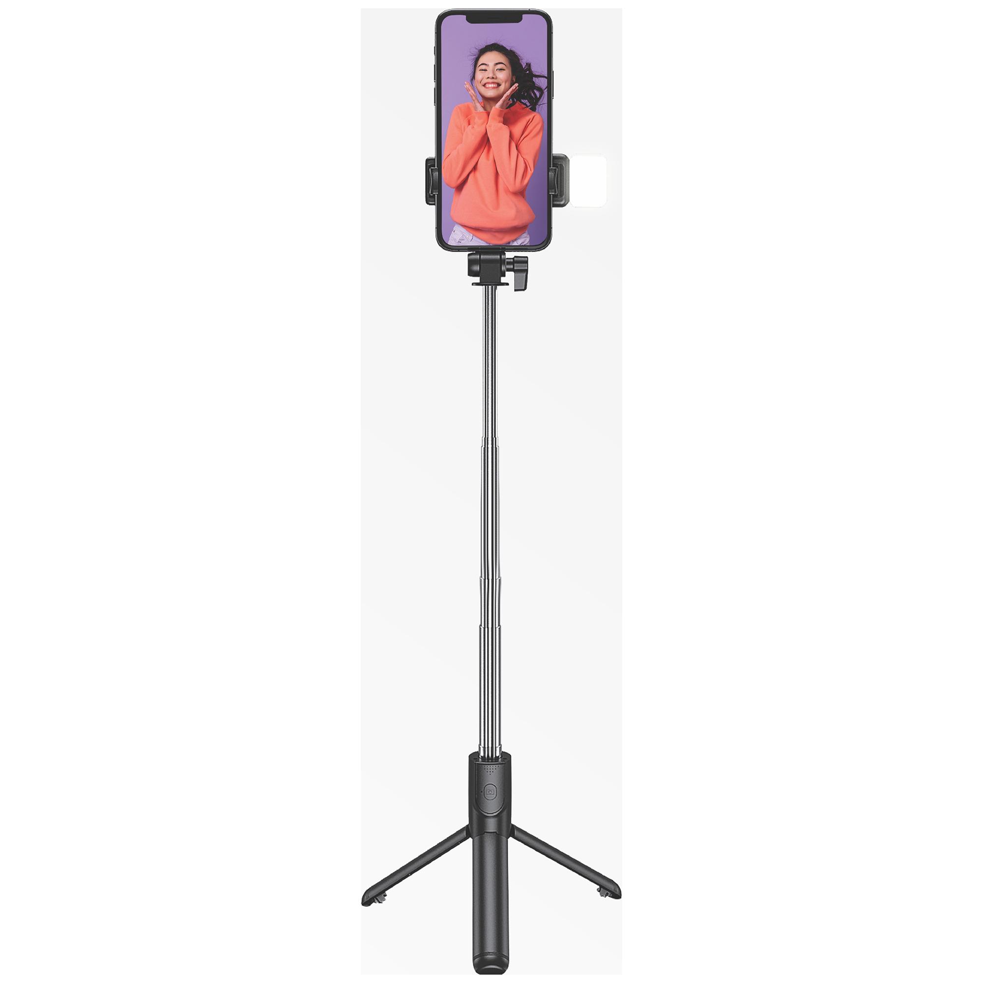 Juice Social 4In1 Glow Selfie Stick - Black thumbnail 3