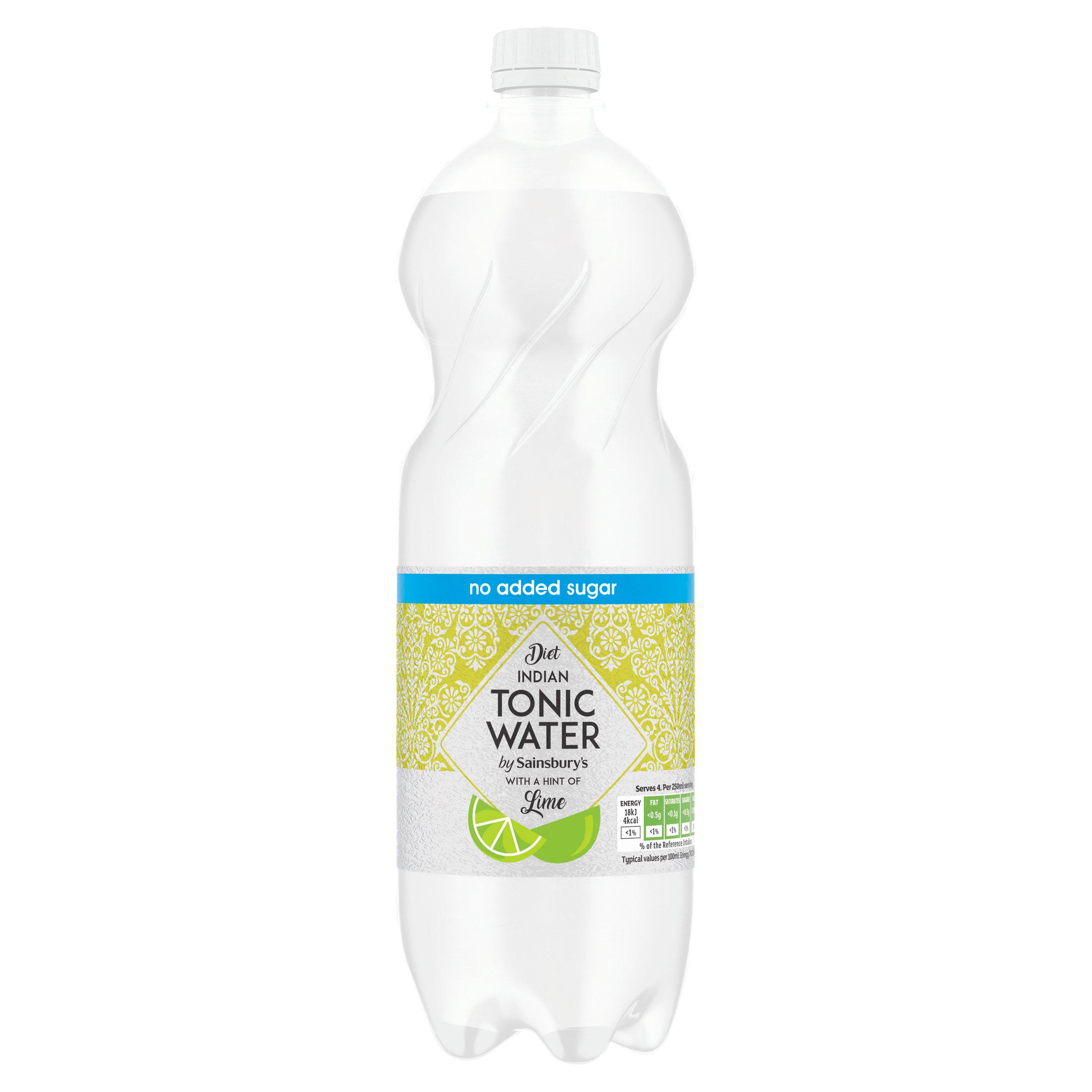 Sainsbury's Diet Indian Tonic Water with Lime 1L
