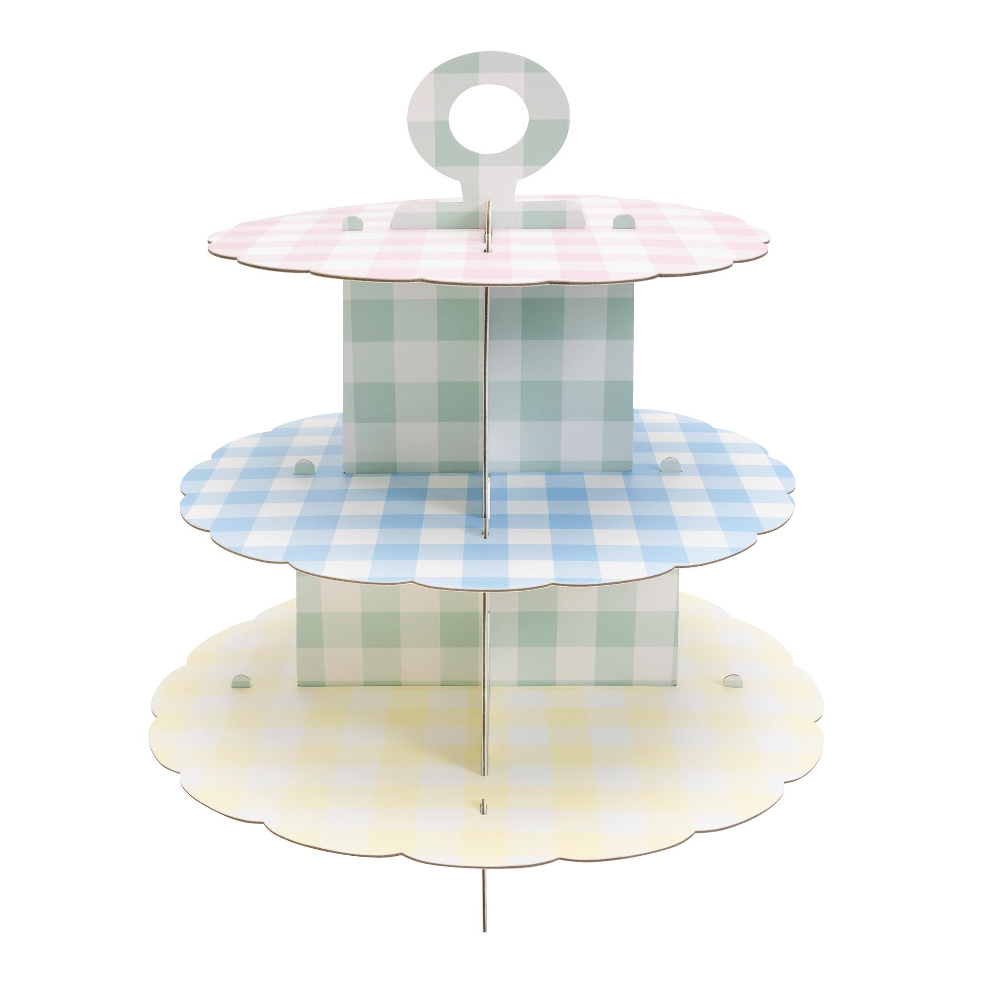 Sainsbury's Home Gingham Cupcake Stand
