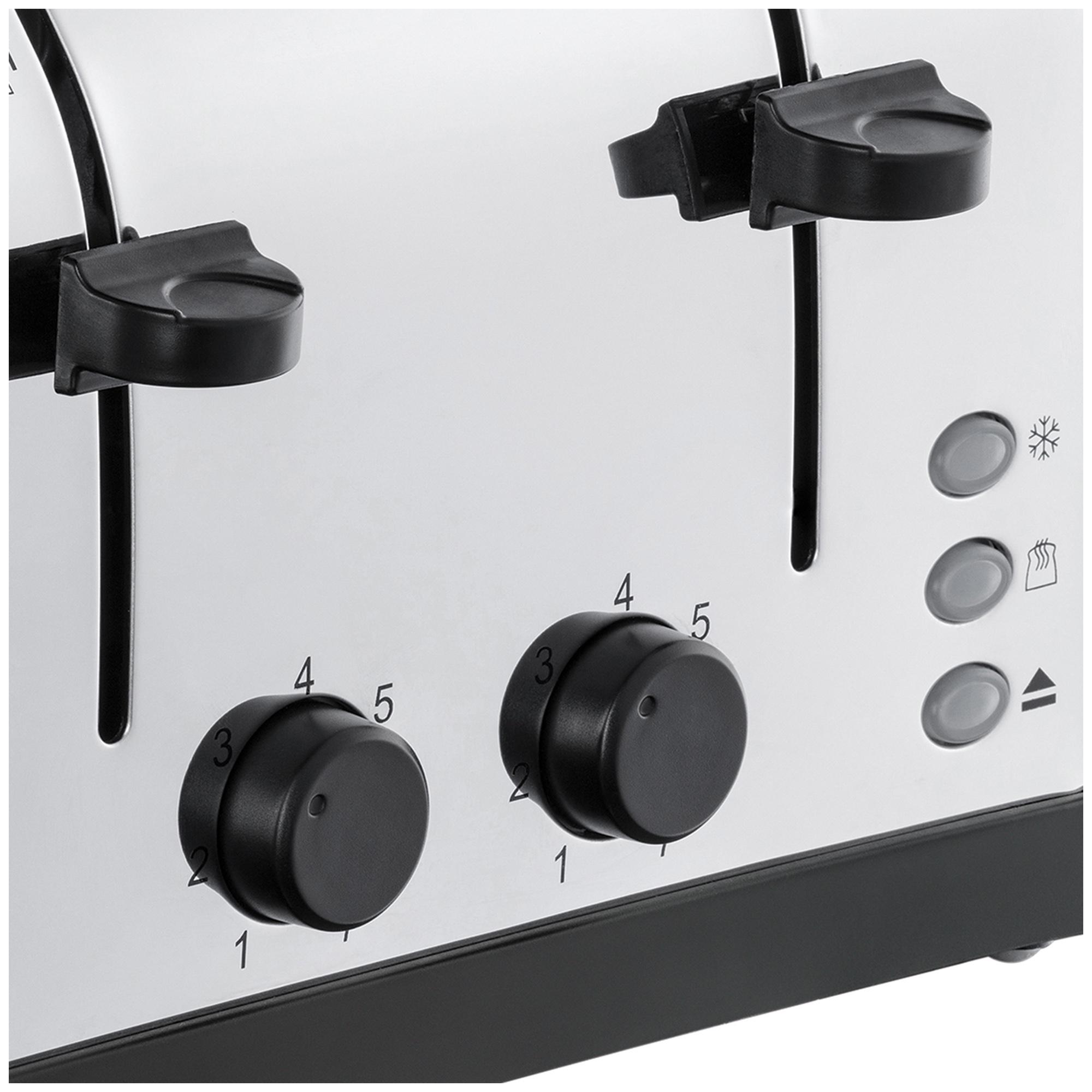 Russell Hobbs Worcester 4 Slice Black Toaster 28360 thumbnail 2