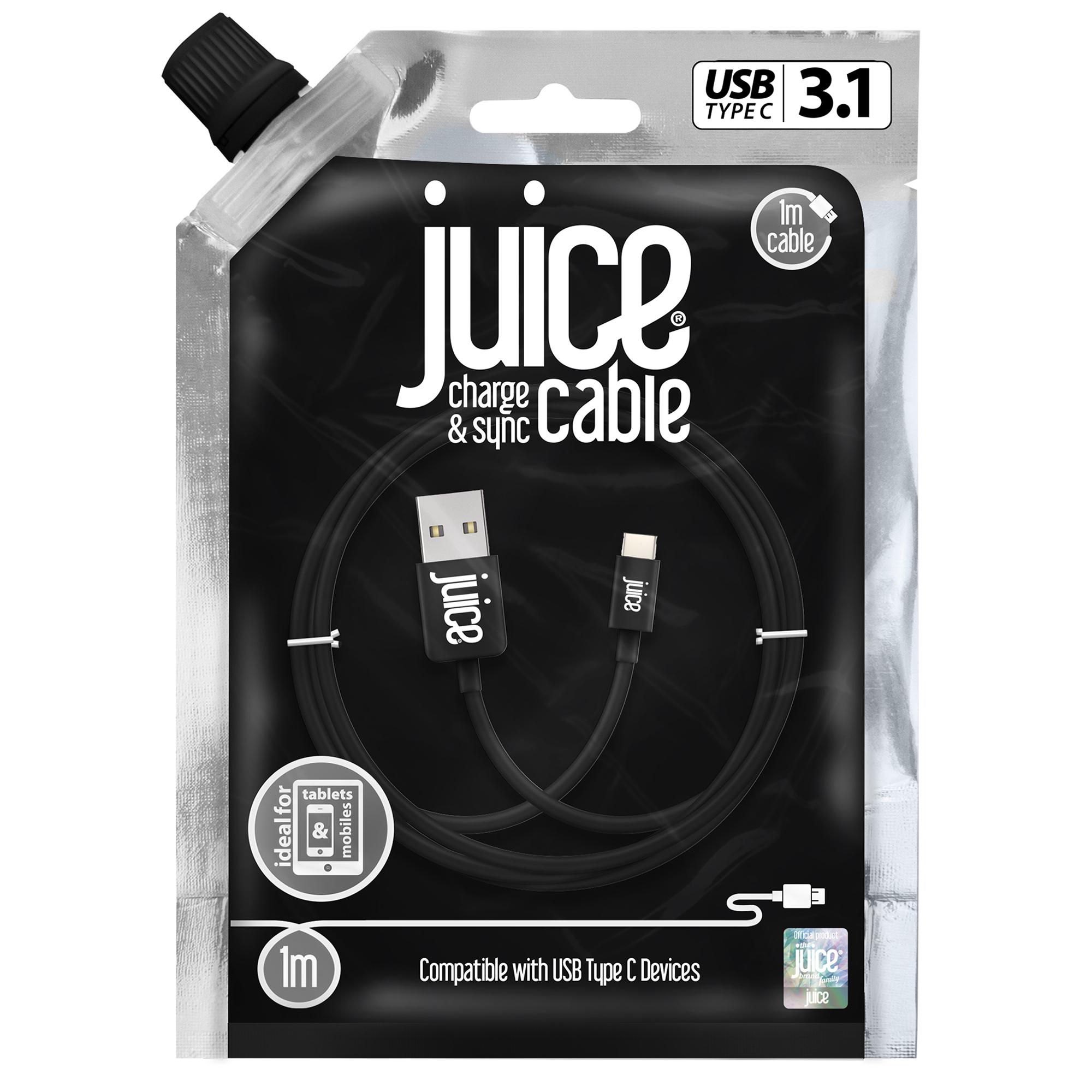 Juice Type C 1M Cable Black thumbnail 4