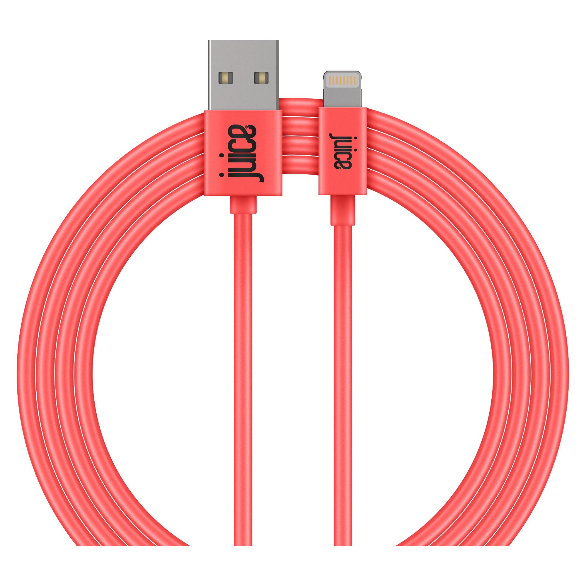 Juice Lightning Cable Coral 2m thumbnail 3
