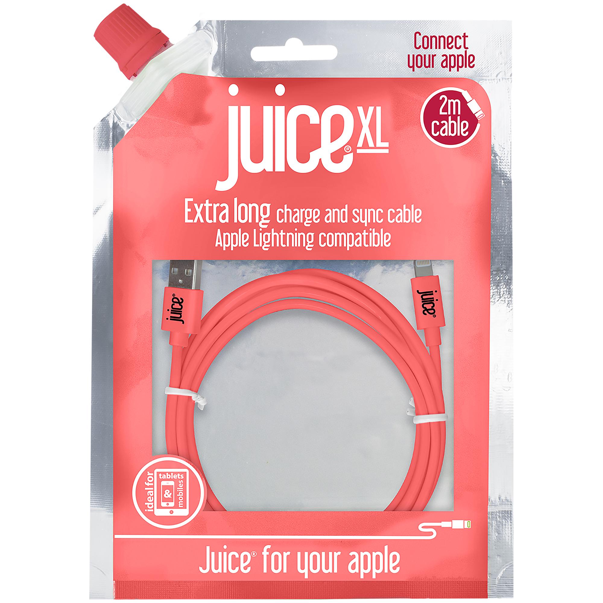 Juice Lightning Cable Coral 2m thumbnail 4
