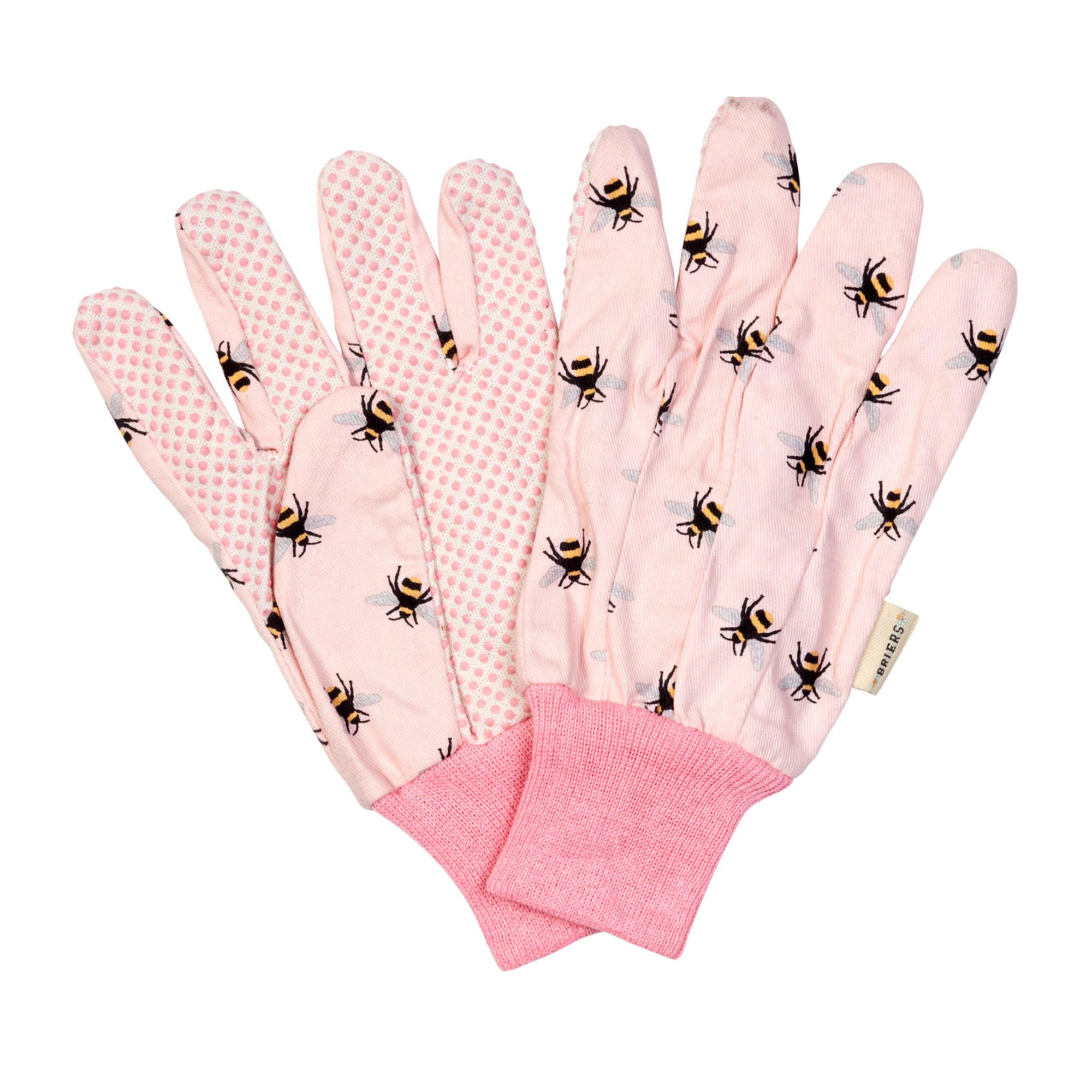 Briers Bees Cotton Grips M8 Gloves Triple Pack thumbnail 3