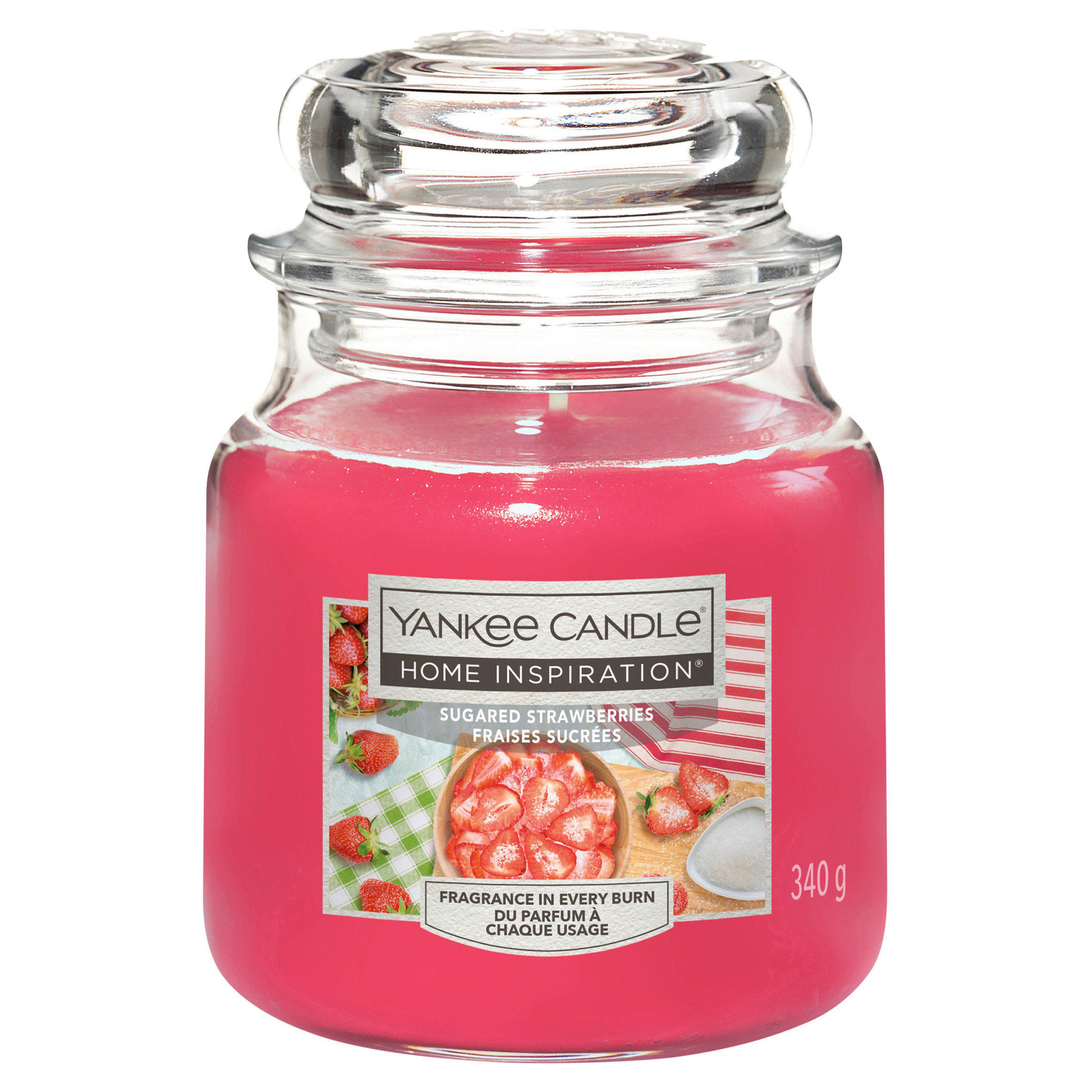 Yankee Candle Medium Inspiration Candle Jar - Sugared Strawberries