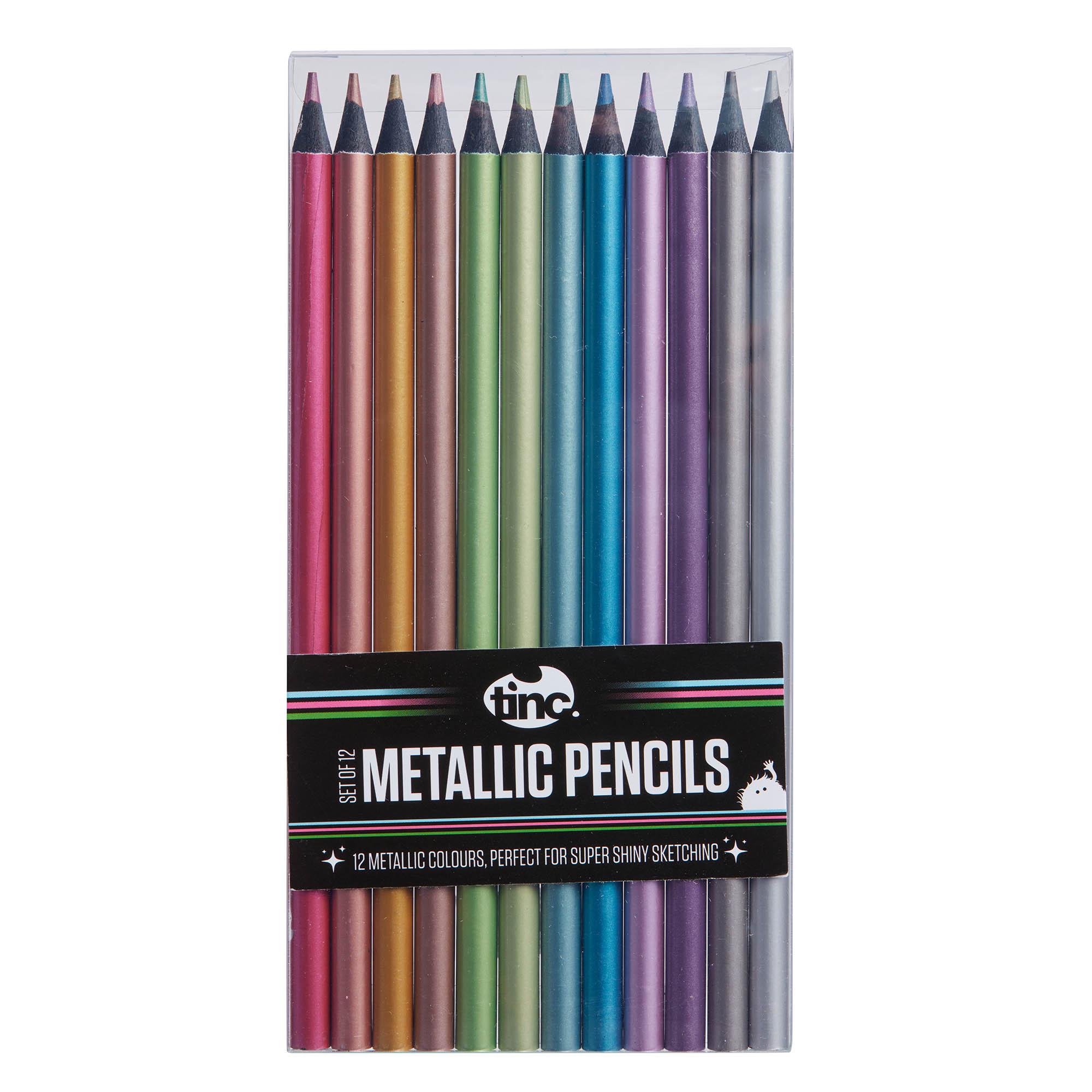Tinc Metallic Pencils Set Of 12