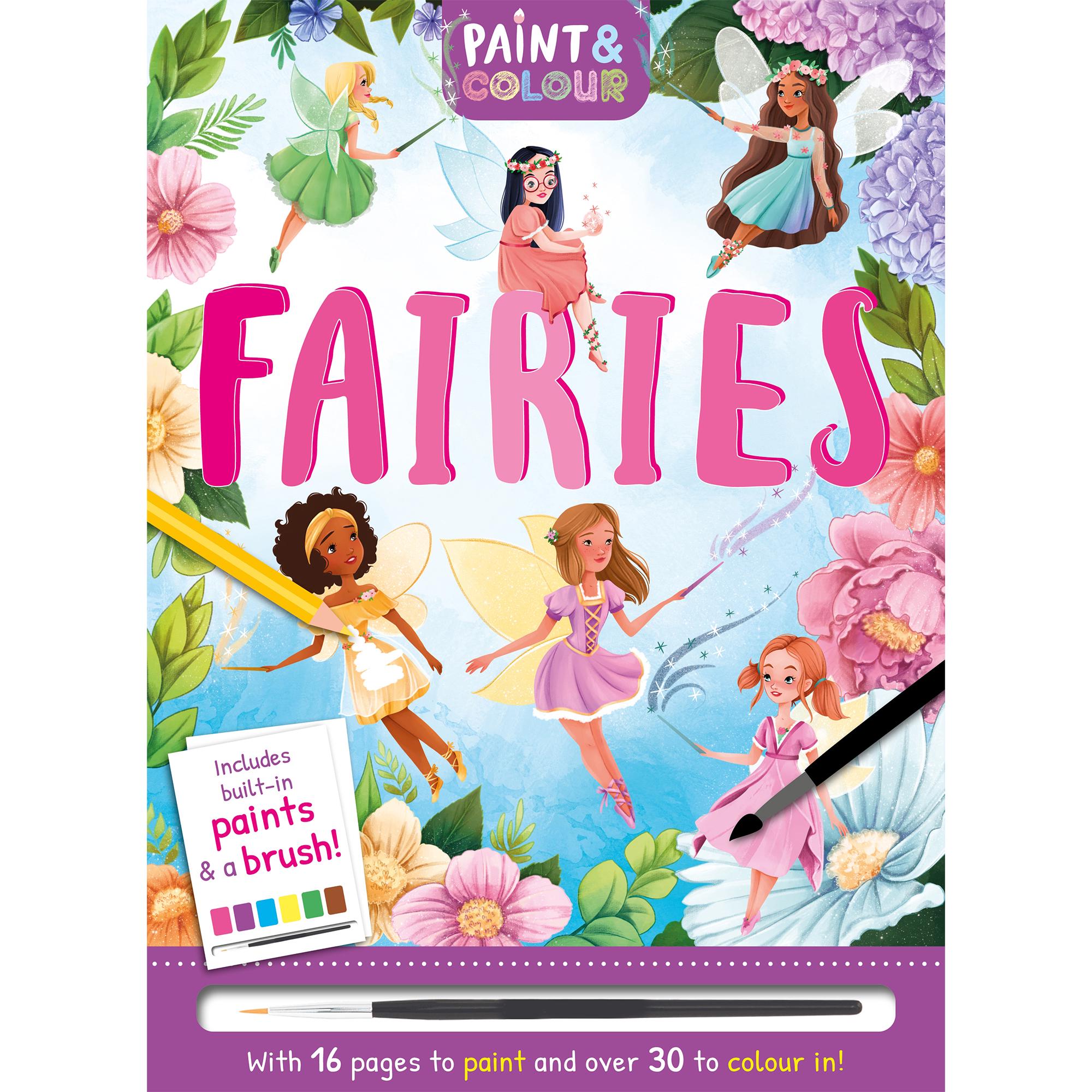 Igloo Books Paint & Colour Fairies Book